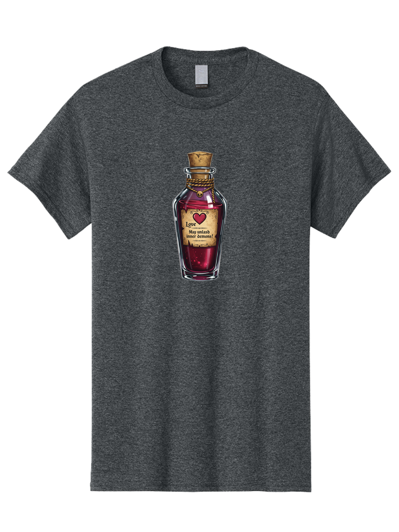 Love-Potion-Bottle-1 Men'S Graphic Tee, 100% Cotton, Comfortable Casual Summer Wear, Machine Washable, Vintage Camera, Old Camera, Antique Camera, Black Camera, Classic Photography, Photography Equipment, Nostalgic Device, Film Camera, Baf902