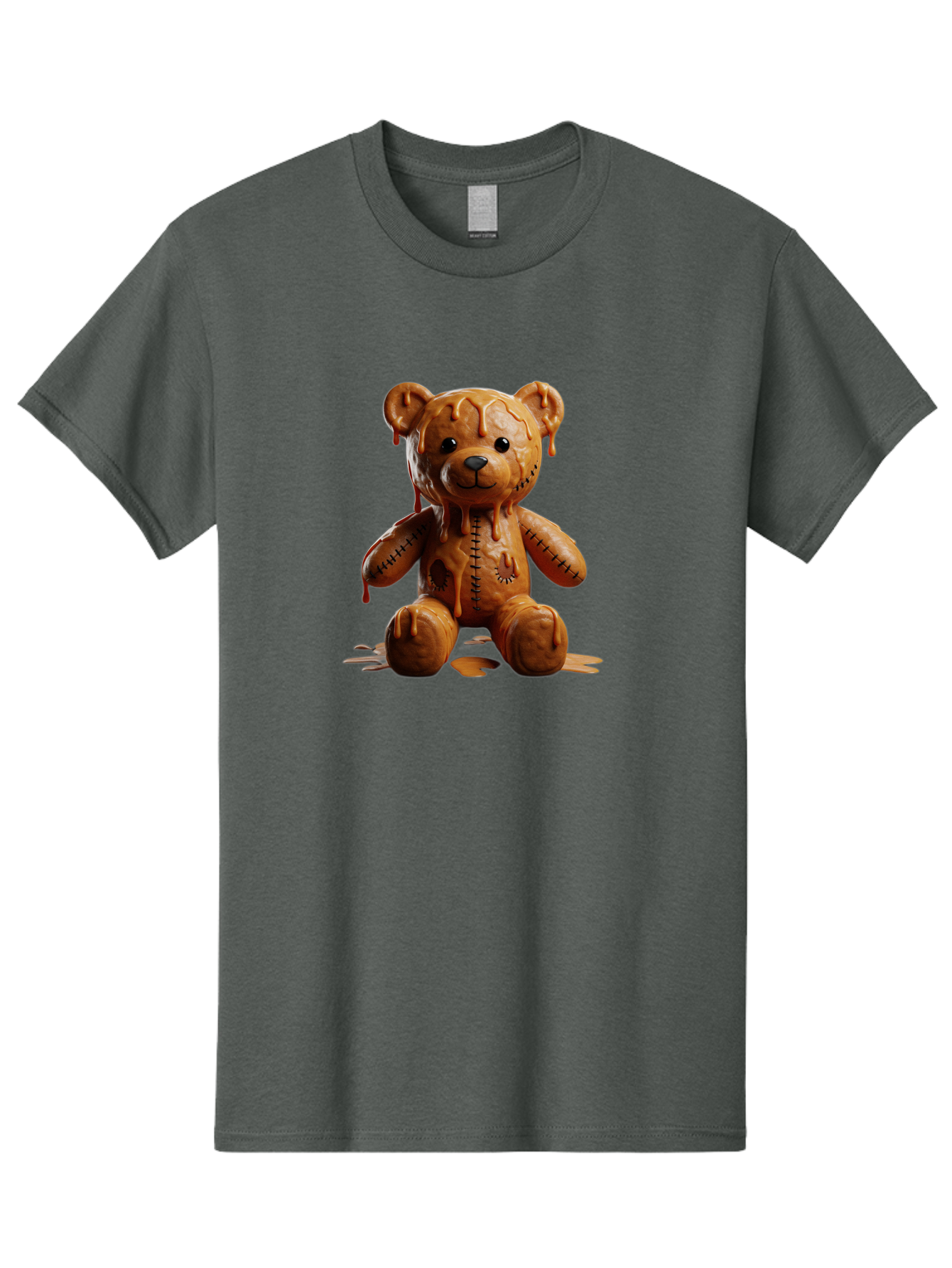 Melting-Teddy-Bear Men'S Graphic Tee, 100% Cotton, Comfortable Casual Summer Wear, Machine Washable, Vintage Camera, Old Camera, Antique Camera, Black Camera, Classic Photography, Photography Equipment, Nostalgic Device, Film Camera, Baf910