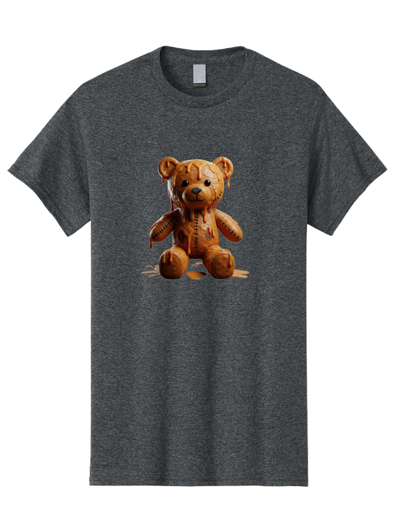 Melting-Teddy-Bear Men'S Graphic Tee, 100% Cotton, Comfortable Casual Summer Wear, Machine Washable, Vintage Camera, Old Camera, Antique Camera, Black Camera, Classic Photography, Photography Equipment, Nostalgic Device, Film Camera, Baf910
