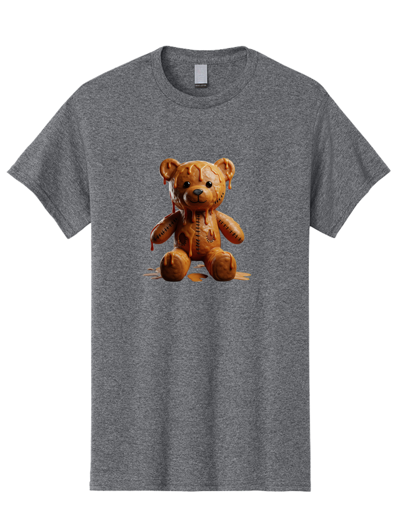Melting-Teddy-Bear Men'S Graphic Tee, 100% Cotton, Comfortable Casual Summer Wear, Machine Washable, Vintage Camera, Old Camera, Antique Camera, Black Camera, Classic Photography, Photography Equipment, Nostalgic Device, Film Camera, Baf910