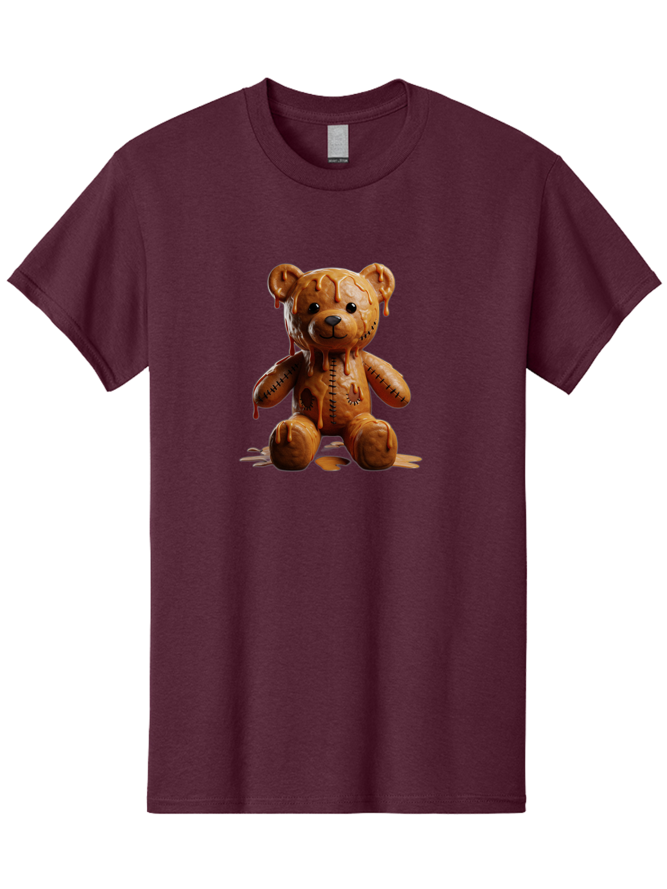 Melting-Teddy-Bear Men'S Graphic Tee, 100% Cotton, Comfortable Casual Summer Wear, Machine Washable, Vintage Camera, Old Camera, Antique Camera, Black Camera, Classic Photography, Photography Equipment, Nostalgic Device, Film Camera, Baf910