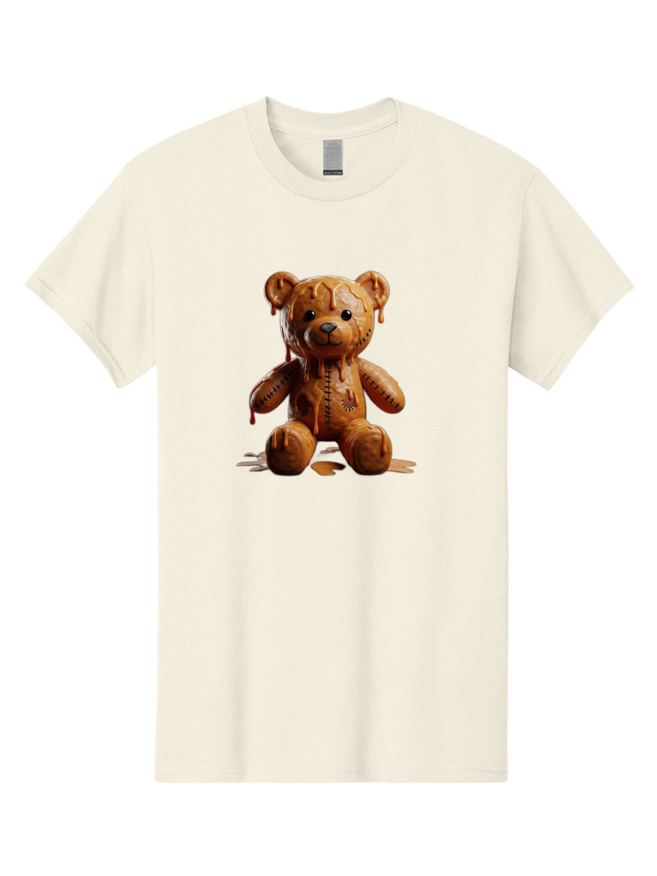 Melting-Teddy-Bear Men'S Graphic Tee, 100% Cotton, Comfortable Casual Summer Wear, Machine Washable, Vintage Camera, Old Camera, Antique Camera, Black Camera, Classic Photography, Photography Equipment, Nostalgic Device, Film Camera, Baf910