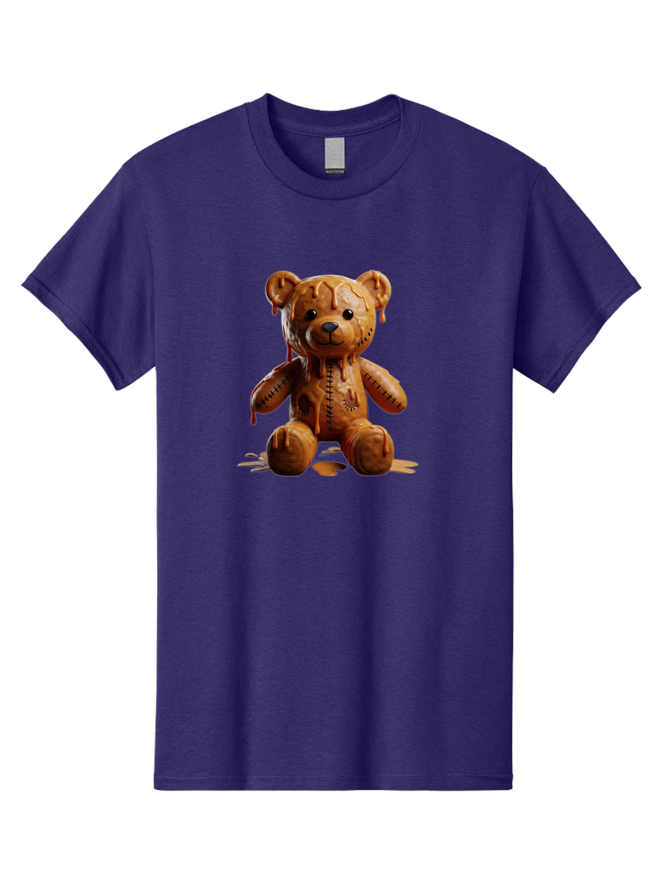 Melting-Teddy-Bear Men'S Graphic Tee, 100% Cotton, Comfortable Casual Summer Wear, Machine Washable, Vintage Camera, Old Camera, Antique Camera, Black Camera, Classic Photography, Photography Equipment, Nostalgic Device, Film Camera, Baf910