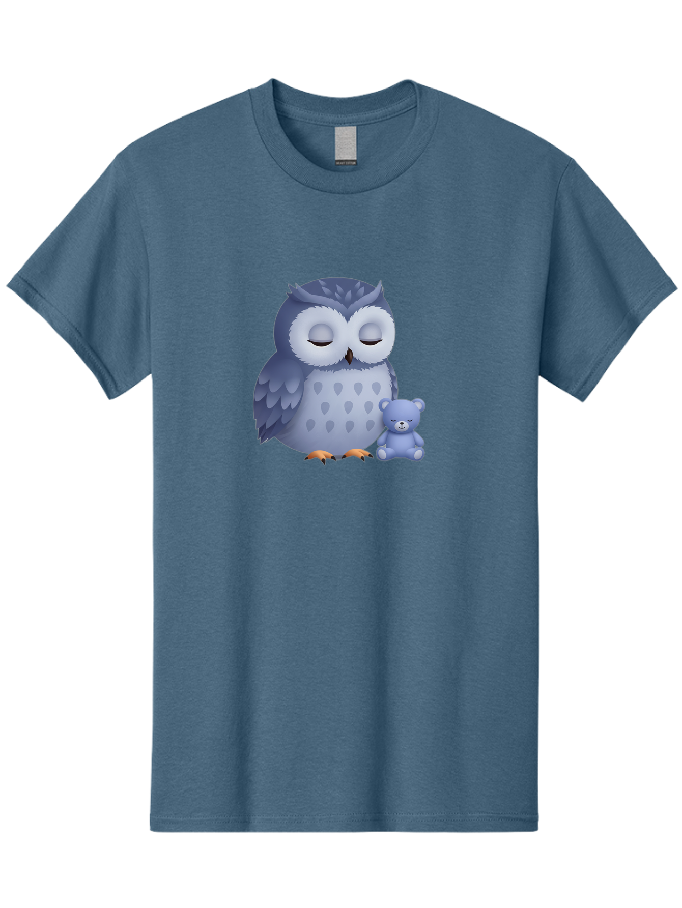 Owl-And-Teddy-2 Men'S Graphic Tee, 100% Cotton, Comfortable Casual Summer Wear, Machine Washable, Vintage Camera, Old Camera, Antique Camera, Black Camera, Classic Photography, Photography Equipment, Nostalgic Device, Film Camera, Camera Art Baf913