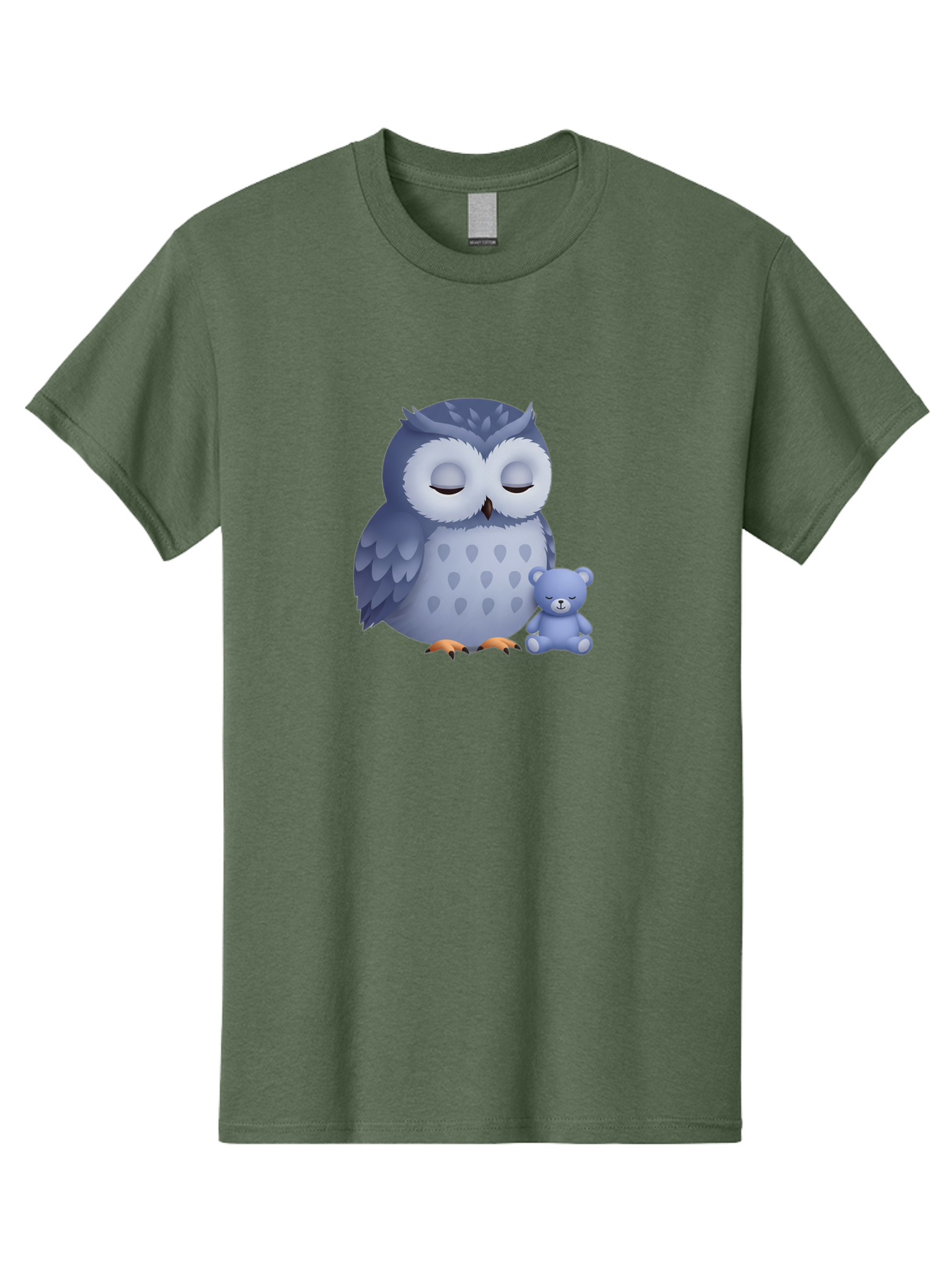 Owl-And-Teddy-2 Men'S Graphic Tee, 100% Cotton, Comfortable Casual Summer Wear, Machine Washable, Vintage Camera, Old Camera, Antique Camera, Black Camera, Classic Photography, Photography Equipment, Nostalgic Device, Film Camera, Camera Art Baf913