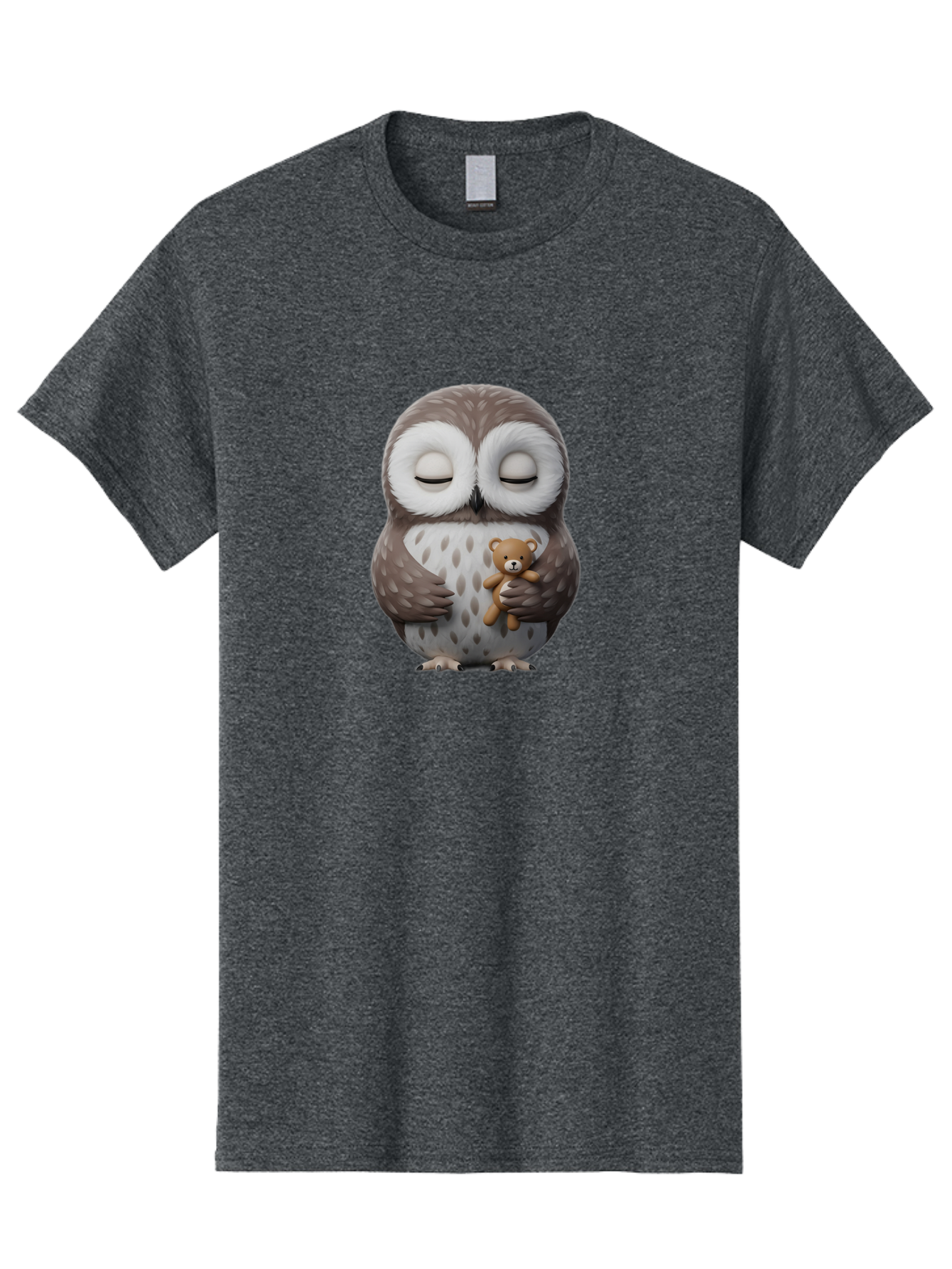 Owl-Hugging-Teddy-3 Men'S Graphic Tee, 100% Cotton, Comfortable Casual Summer Wear, Machine Washable, Vintage Camera, Old Camera, Antique Camera, Black Camera, Classic Photography, Photography Equipment, Nostalgic Device, Film Camera, Baf921