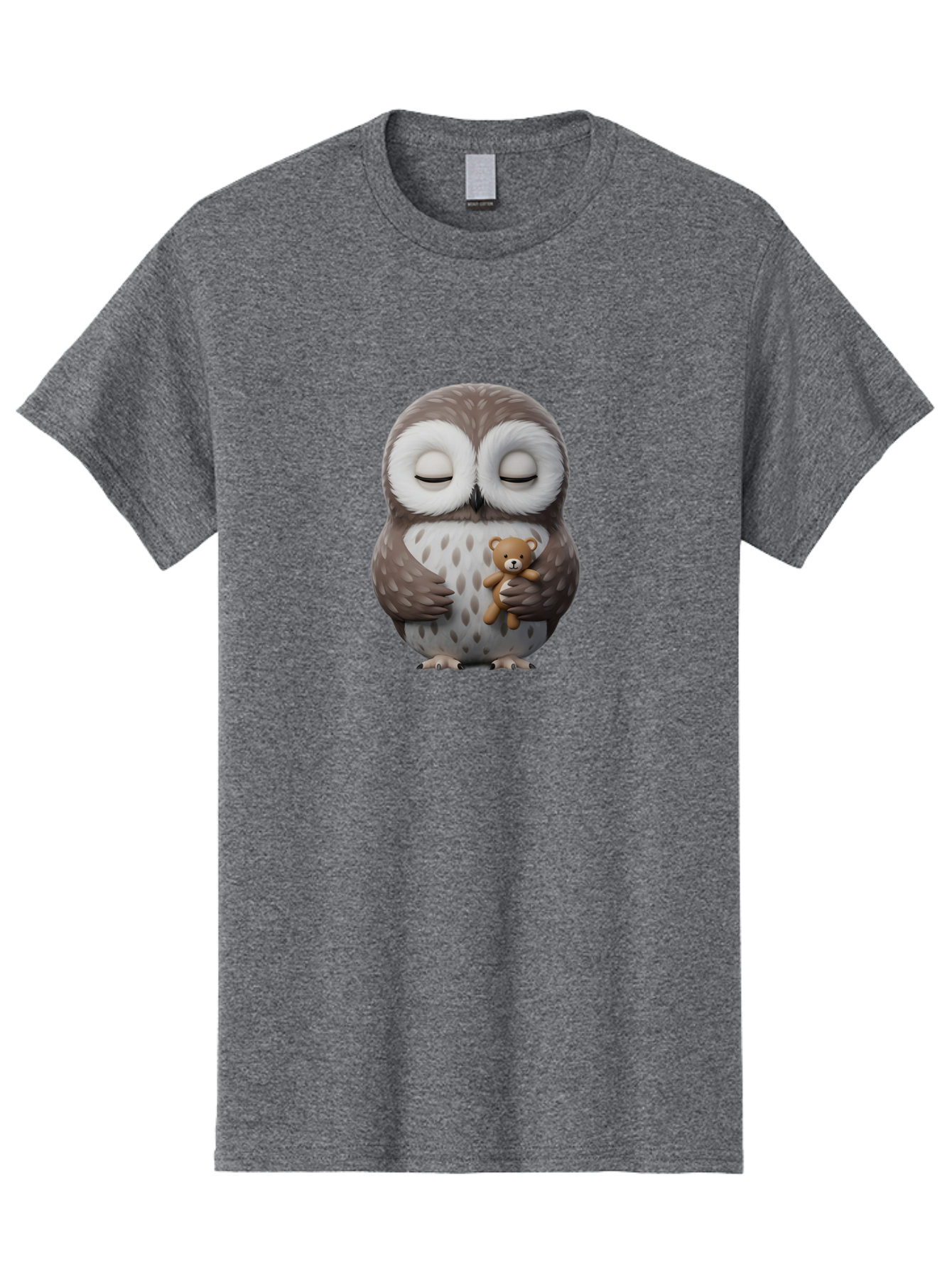 Owl-Hugging-Teddy-3 Men'S Graphic Tee, 100% Cotton, Comfortable Casual Summer Wear, Machine Washable, Vintage Camera, Old Camera, Antique Camera, Black Camera, Classic Photography, Photography Equipment, Nostalgic Device, Film Camera, Baf921