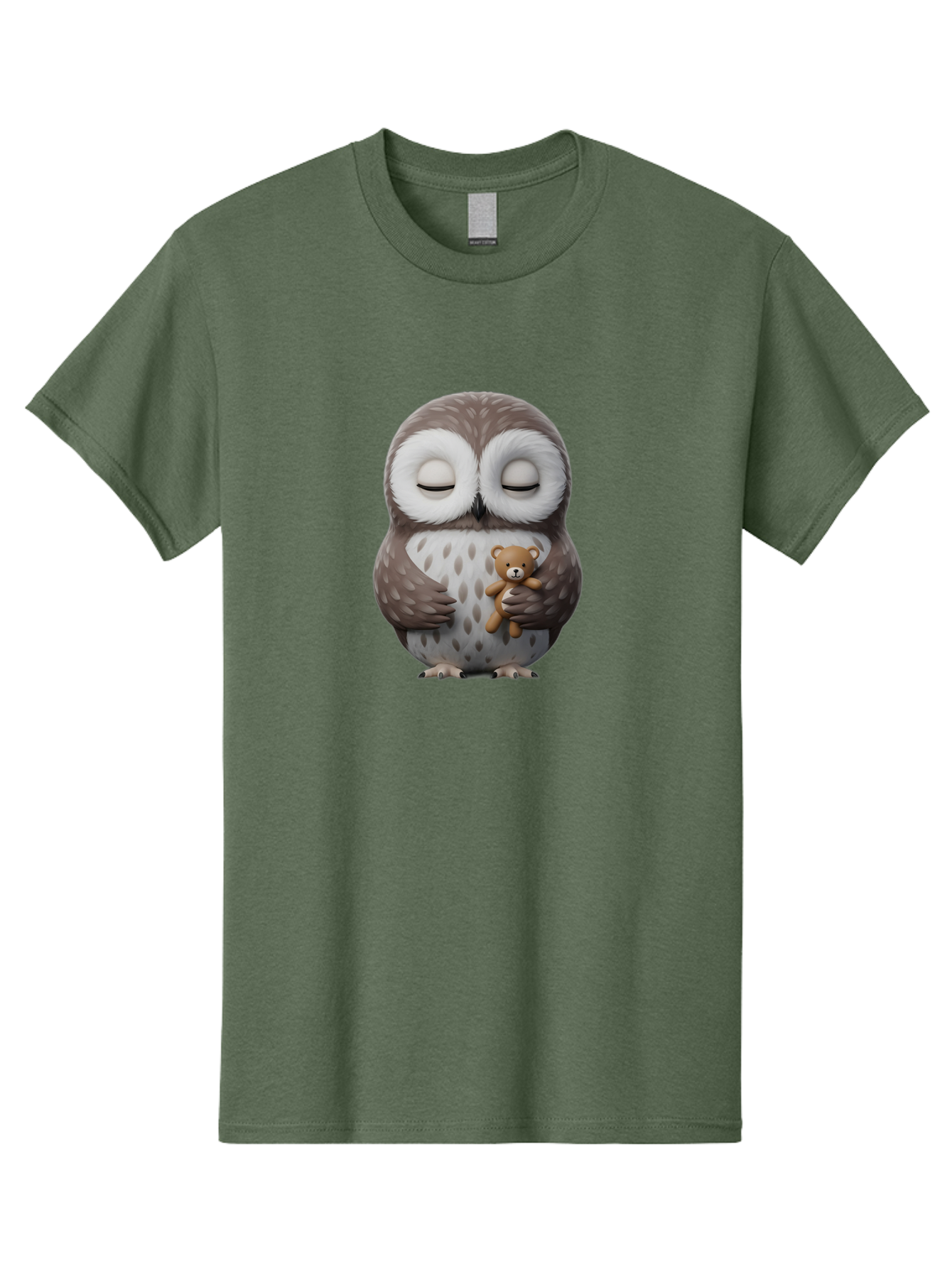 Owl-Hugging-Teddy-3 Men'S Graphic Tee, 100% Cotton, Comfortable Casual Summer Wear, Machine Washable, Vintage Camera, Old Camera, Antique Camera, Black Camera, Classic Photography, Photography Equipment, Nostalgic Device, Film Camera, Baf921