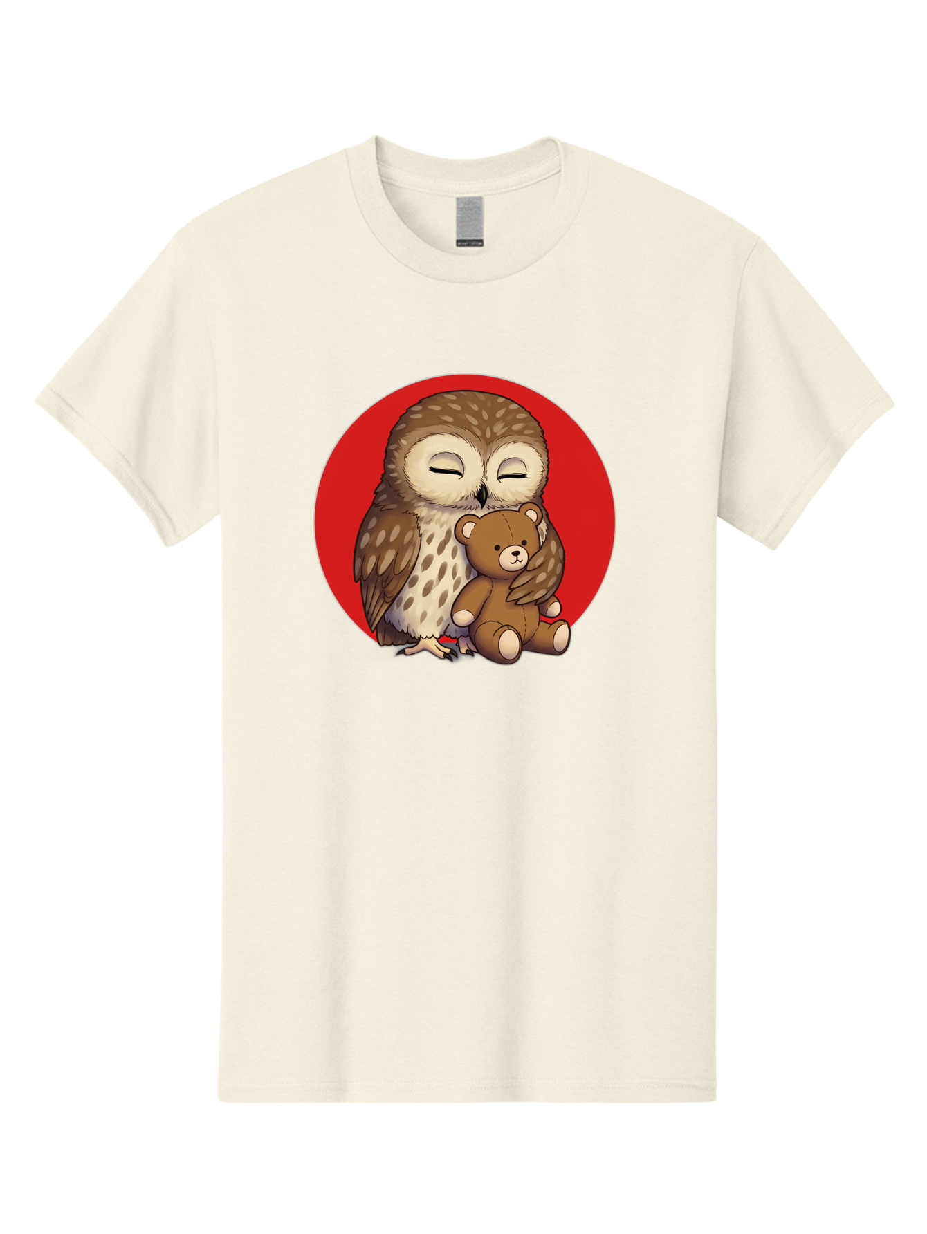 Owl-Hugging-Teddy-4 Men'S Graphic Tee, 100% Cotton, Comfortable Casual Summer Wear, Machine Washable, Vintage Camera, Old Camera, Antique Camera, Black Camera, Classic Photography, Photography Equipment, Nostalgic Device, Film Camera, Baf922