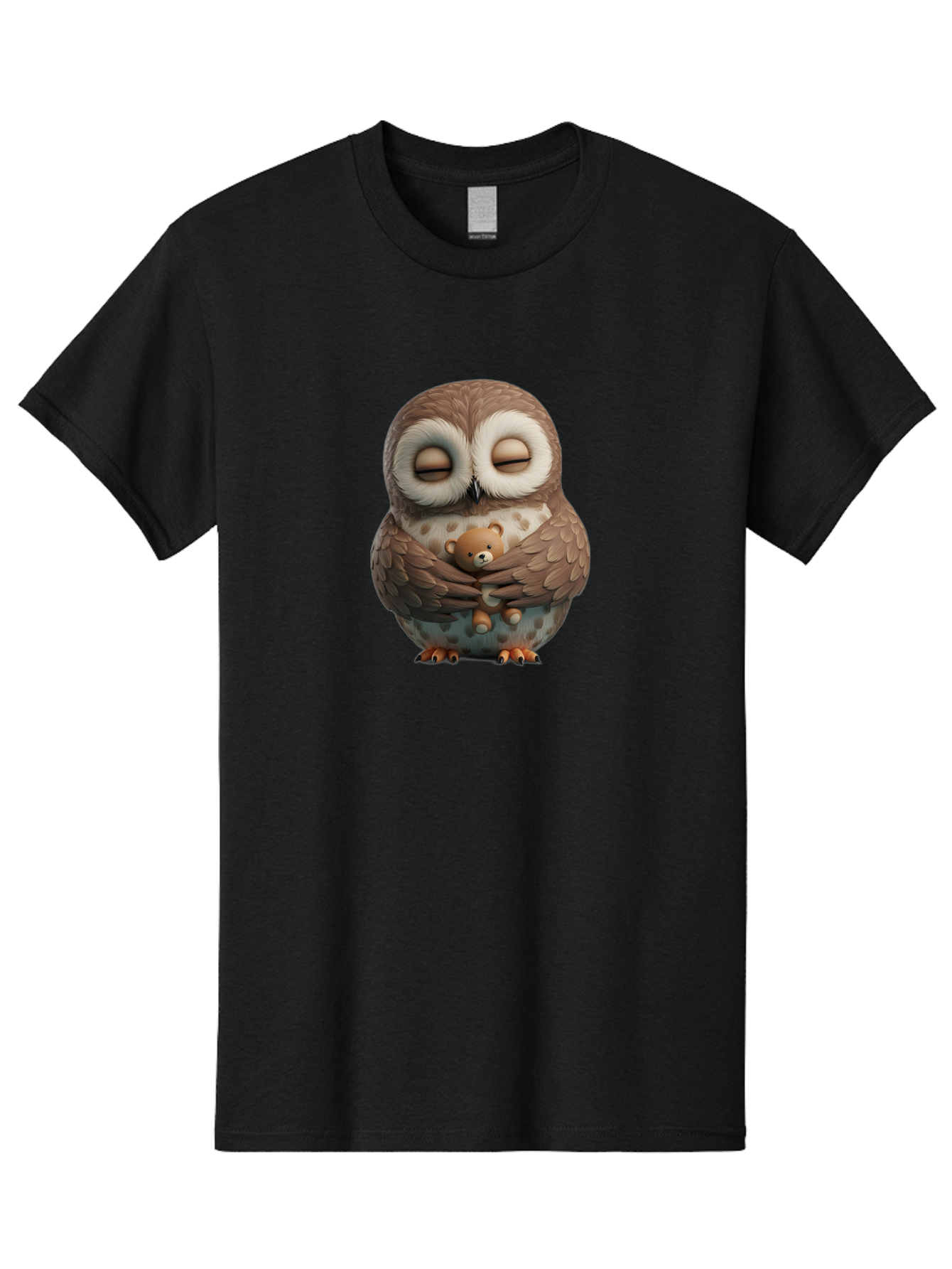 Owl-Hugging-Teddy-5 Men'S Graphic Tee, 100% Cotton, Comfortable Casual Summer Wear, Machine Washable, Vintage Camera, Old Camera, Antique Camera, Black Camera, Classic Photography, Photography Equipment, Nostalgic Device, Film Camera, Baf923