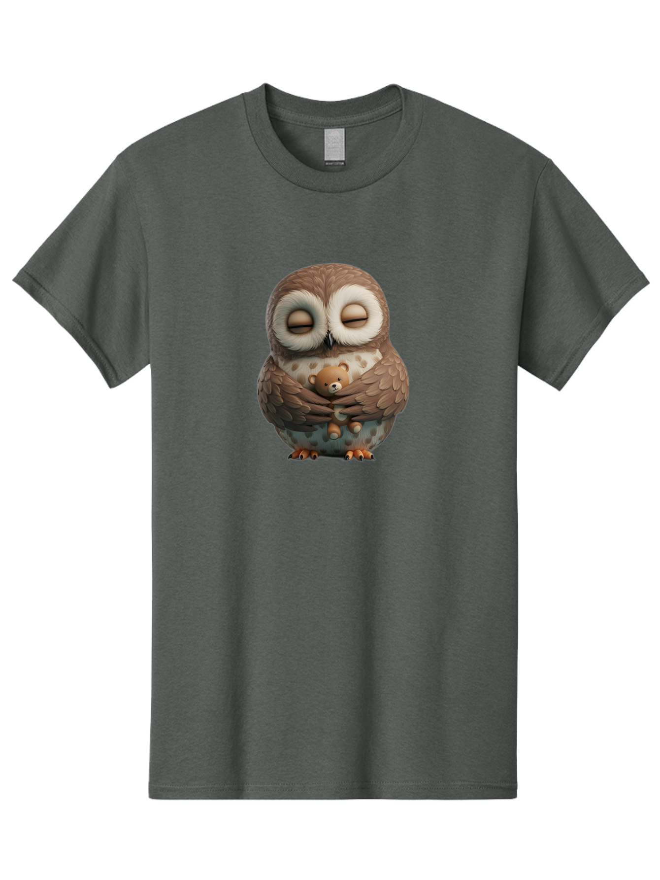Owl-Hugging-Teddy-5 Men'S Graphic Tee, 100% Cotton, Comfortable Casual Summer Wear, Machine Washable, Vintage Camera, Old Camera, Antique Camera, Black Camera, Classic Photography, Photography Equipment, Nostalgic Device, Film Camera, Baf923