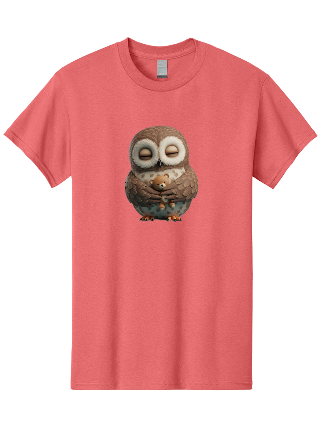 Owl-Hugging-Teddy-5 Men'S Graphic Tee, 100% Cotton, Comfortable Casual Summer Wear, Machine Washable, Vintage Camera, Old Camera, Antique Camera, Black Camera, Classic Photography, Photography Equipment, Nostalgic Device, Film Camera, Baf923