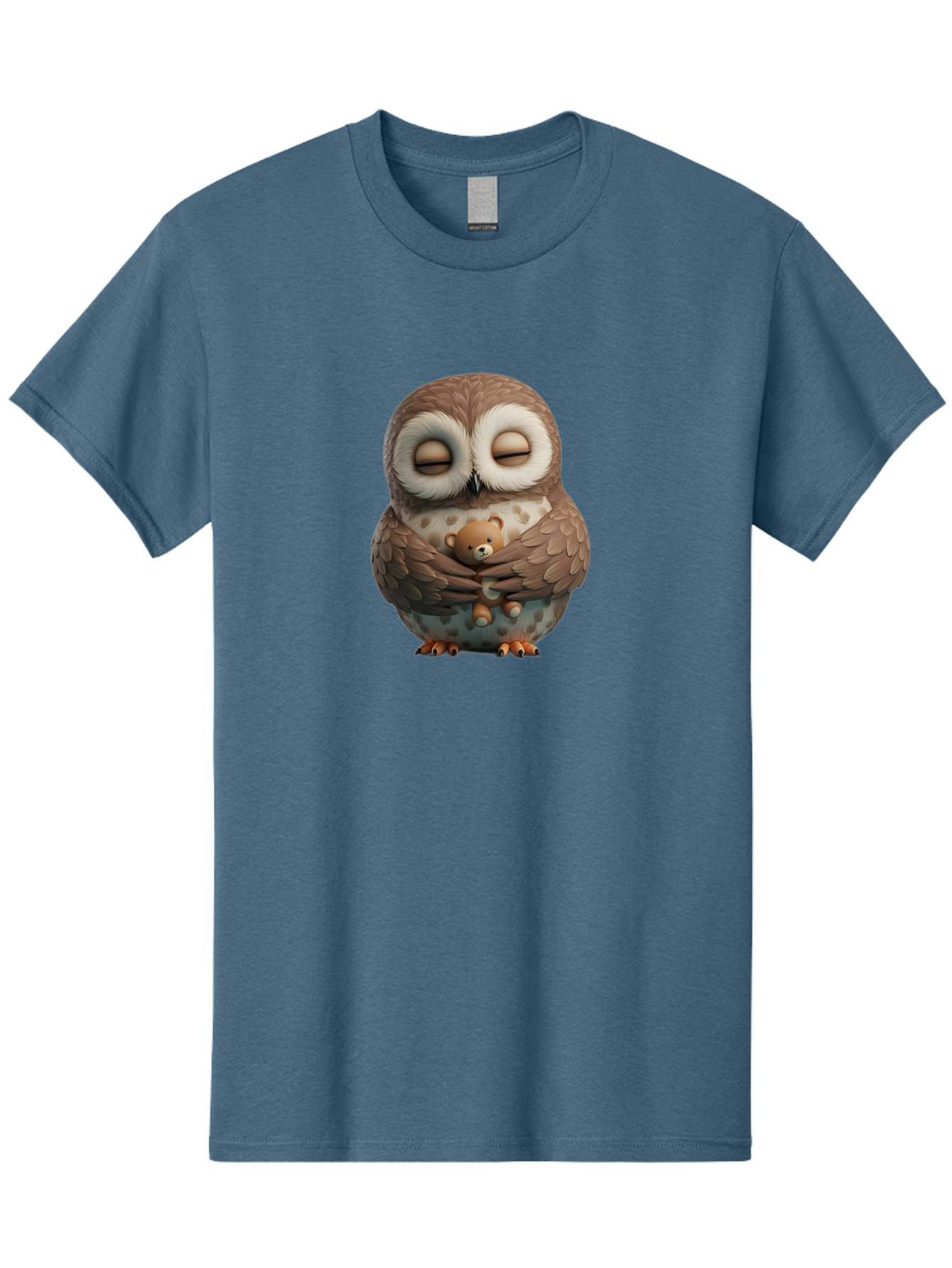 Owl-Hugging-Teddy-5 Men'S Graphic Tee, 100% Cotton, Comfortable Casual Summer Wear, Machine Washable, Vintage Camera, Old Camera, Antique Camera, Black Camera, Classic Photography, Photography Equipment, Nostalgic Device, Film Camera, Baf923
