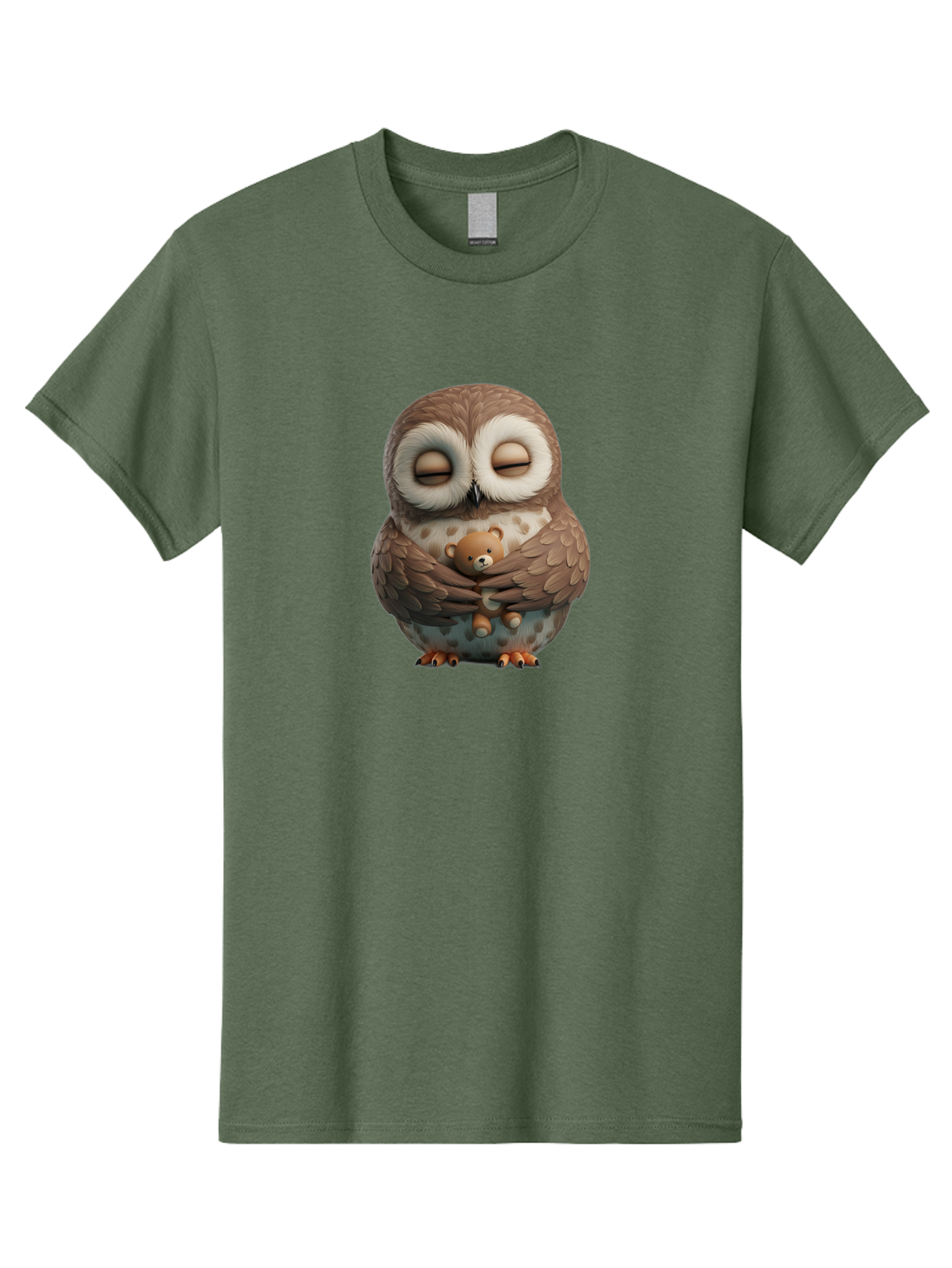 Owl-Hugging-Teddy-5 Men'S Graphic Tee, 100% Cotton, Comfortable Casual Summer Wear, Machine Washable, Vintage Camera, Old Camera, Antique Camera, Black Camera, Classic Photography, Photography Equipment, Nostalgic Device, Film Camera, Baf923
