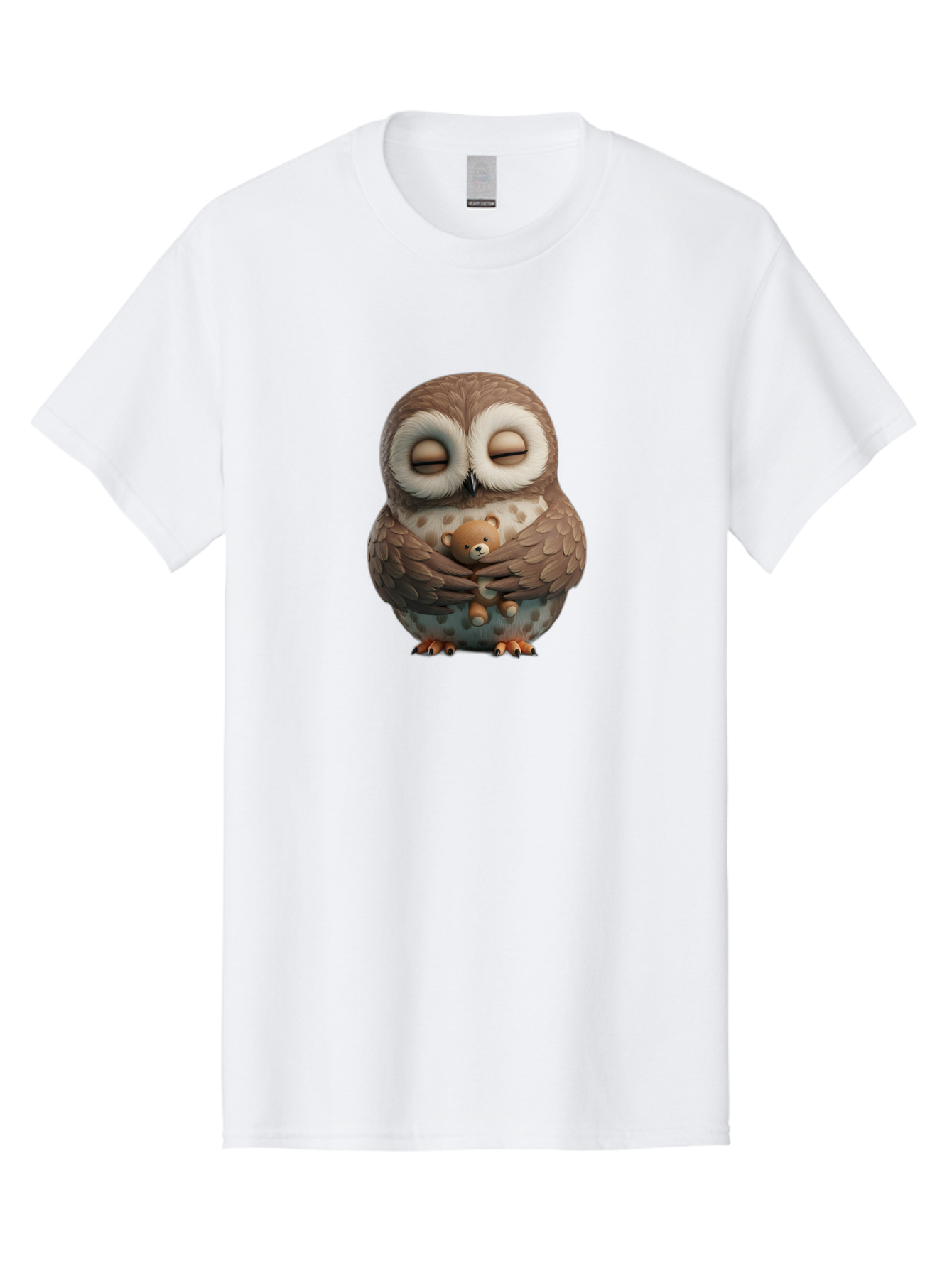 Owl-Hugging-Teddy-5 Men'S Graphic Tee, 100% Cotton, Comfortable Casual Summer Wear, Machine Washable, Vintage Camera, Old Camera, Antique Camera, Black Camera, Classic Photography, Photography Equipment, Nostalgic Device, Film Camera, Baf923