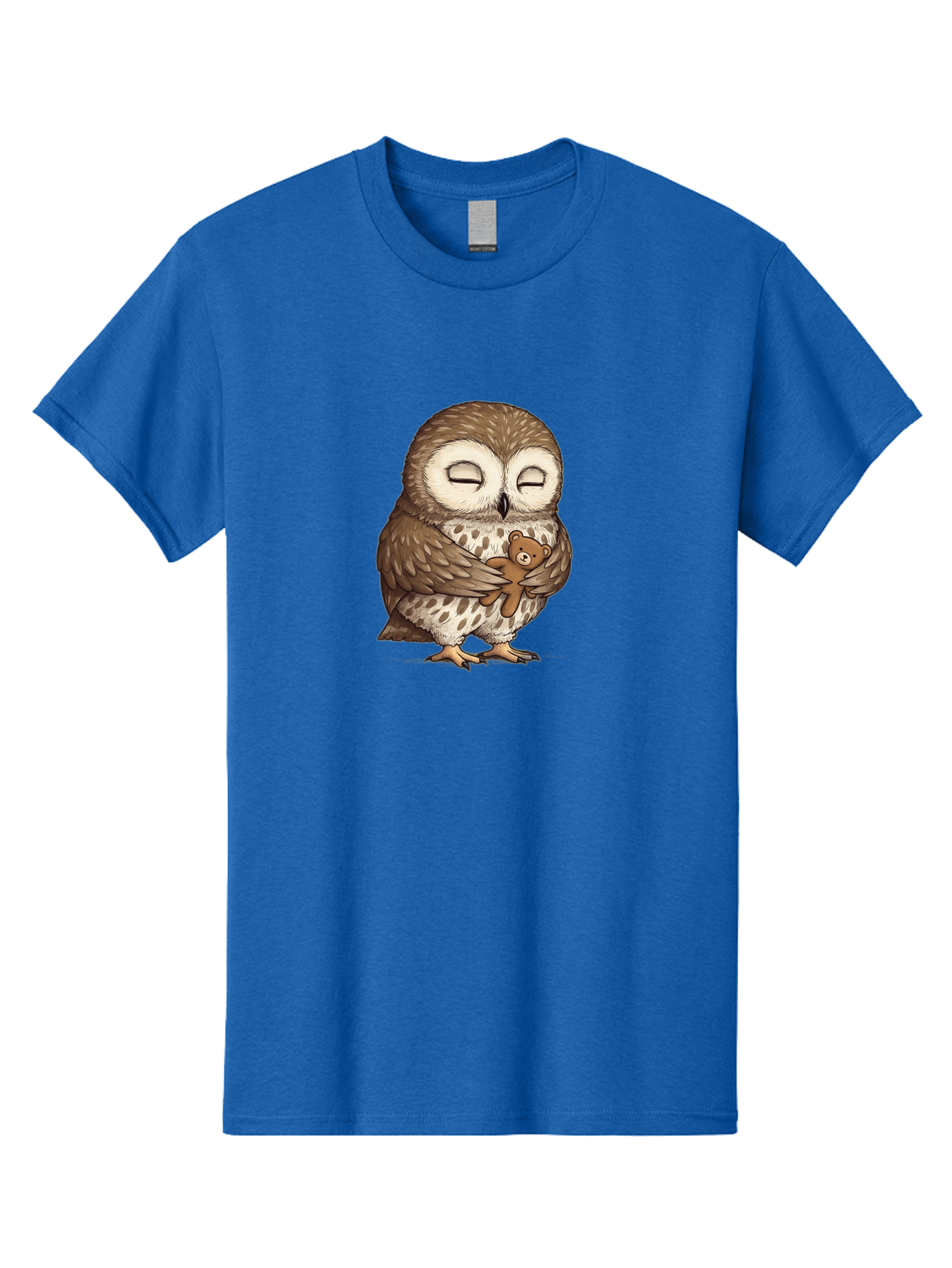 Owl-Hugging-Teddy-6 Men'S Graphic Tee, 100% Cotton, Comfortable Casual Summer Wear, Machine Washable, Vintage Camera, Old Camera, Antique Camera, Black Camera, Classic Photography, Photography Equipment, Nostalgic Device, Film Camera, Baf924
