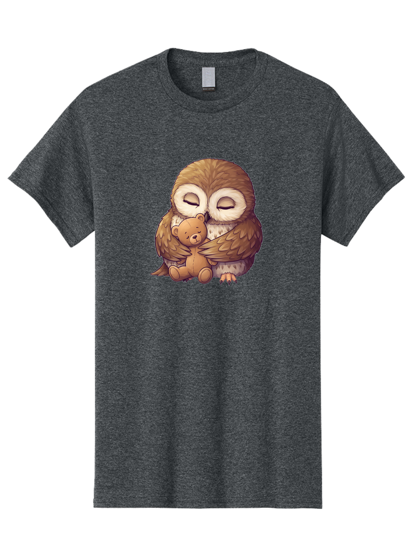 Owl-Hugging-Teddy-7 Men'S Graphic Tee, 100% Cotton, Comfortable Casual Summer Wear, Machine Washable, Vintage Camera, Old Camera, Antique Camera, Black Camera, Classic Photography, Photography Equipment, Nostalgic Device, Film Camera, Baf925