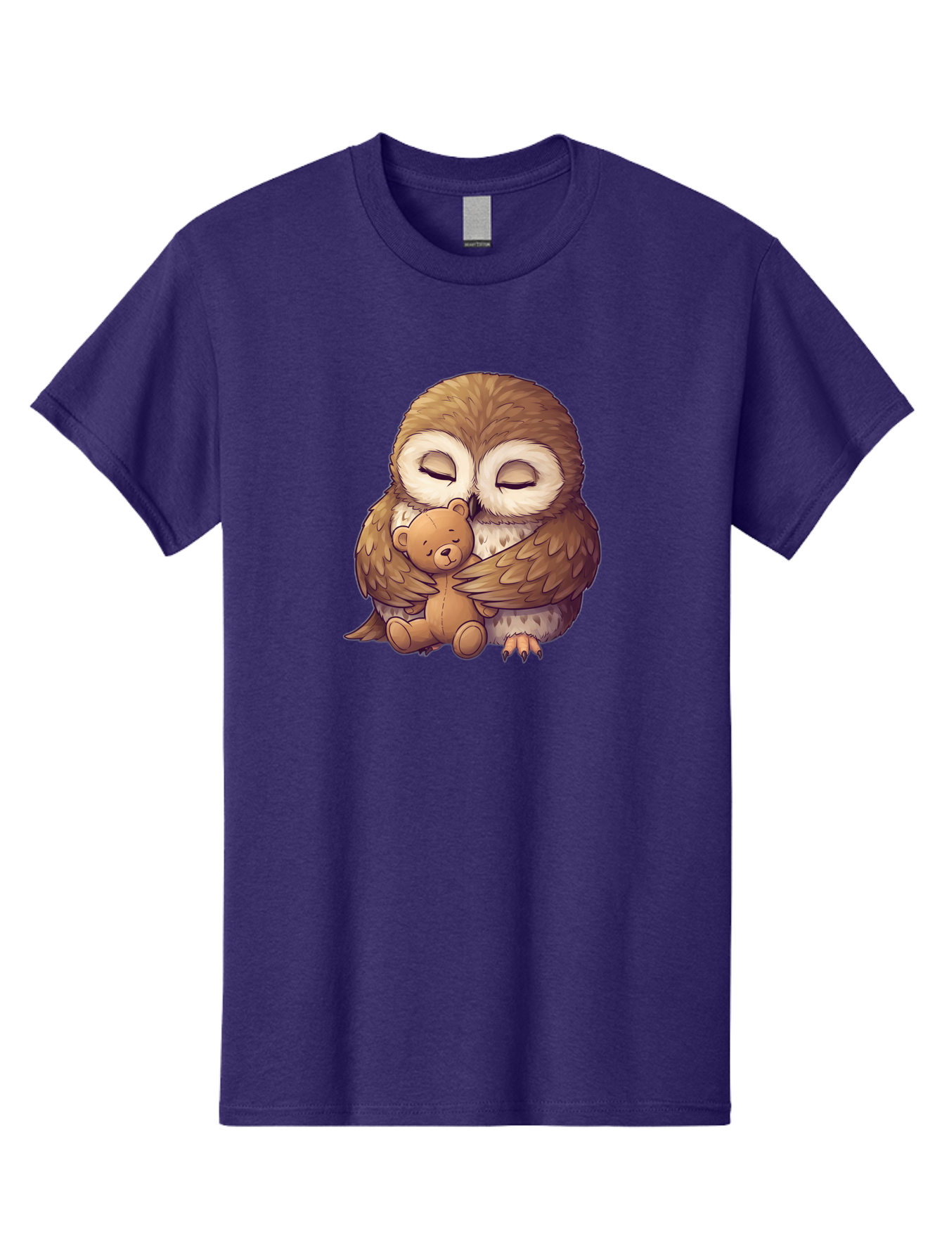 Owl-Hugging-Teddy-7 Men'S Graphic Tee, 100% Cotton, Comfortable Casual Summer Wear, Machine Washable, Vintage Camera, Old Camera, Antique Camera, Black Camera, Classic Photography, Photography Equipment, Nostalgic Device, Film Camera, Baf925
