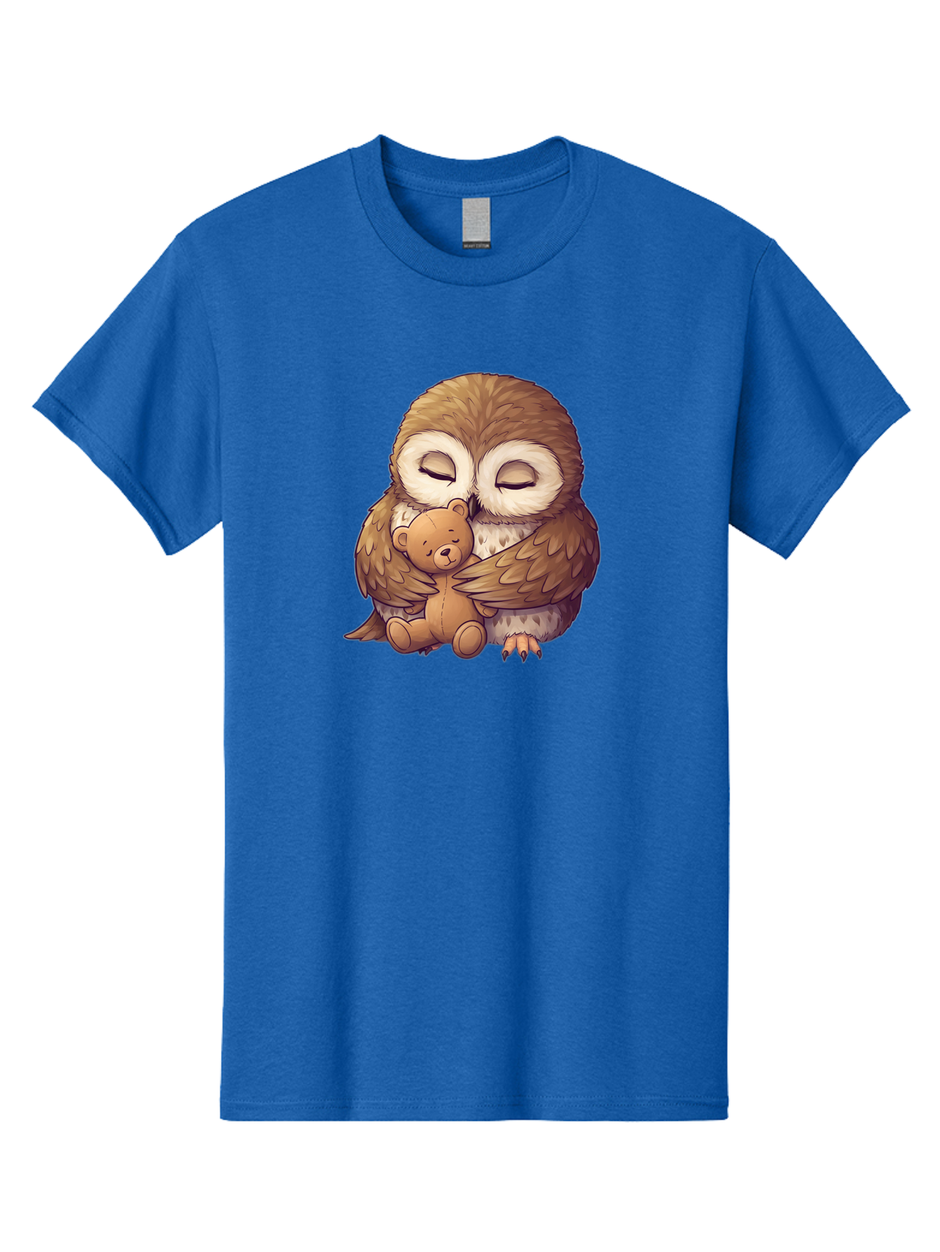 Owl-Hugging-Teddy-7 Men'S Graphic Tee, 100% Cotton, Comfortable Casual Summer Wear, Machine Washable, Vintage Camera, Old Camera, Antique Camera, Black Camera, Classic Photography, Photography Equipment, Nostalgic Device, Film Camera, Baf925
