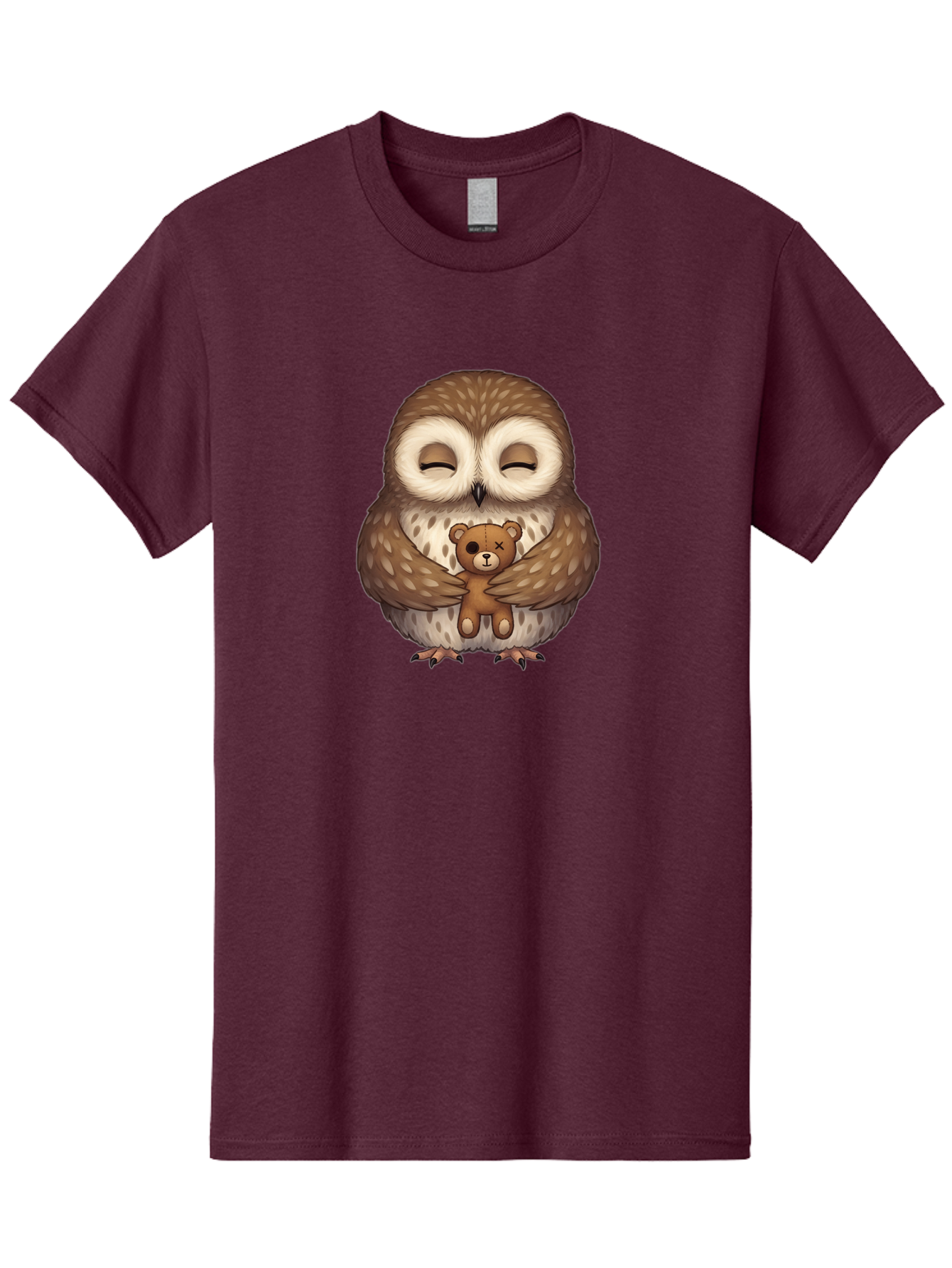 Owl-Hugging-Voodoo-Teddy Men'S Graphic Tee, 100% Cotton, Comfortable Casual Summer Wear, Machine Washable, Vintage Camera, Old Camera, Antique Camera, Black Camera, Classic Photography, Photography Equipment, Nostalgic Device, Film Camera, Baf930