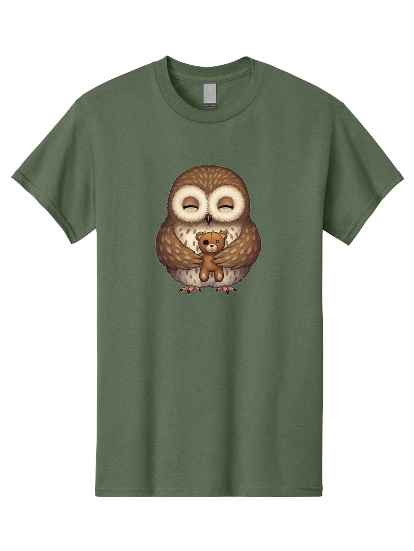 Owl-Hugging-Voodoo-Teddy Men'S Graphic Tee, 100% Cotton, Comfortable Casual Summer Wear, Machine Washable, Vintage Camera, Old Camera, Antique Camera, Black Camera, Classic Photography, Photography Equipment, Nostalgic Device, Film Camera, Baf930