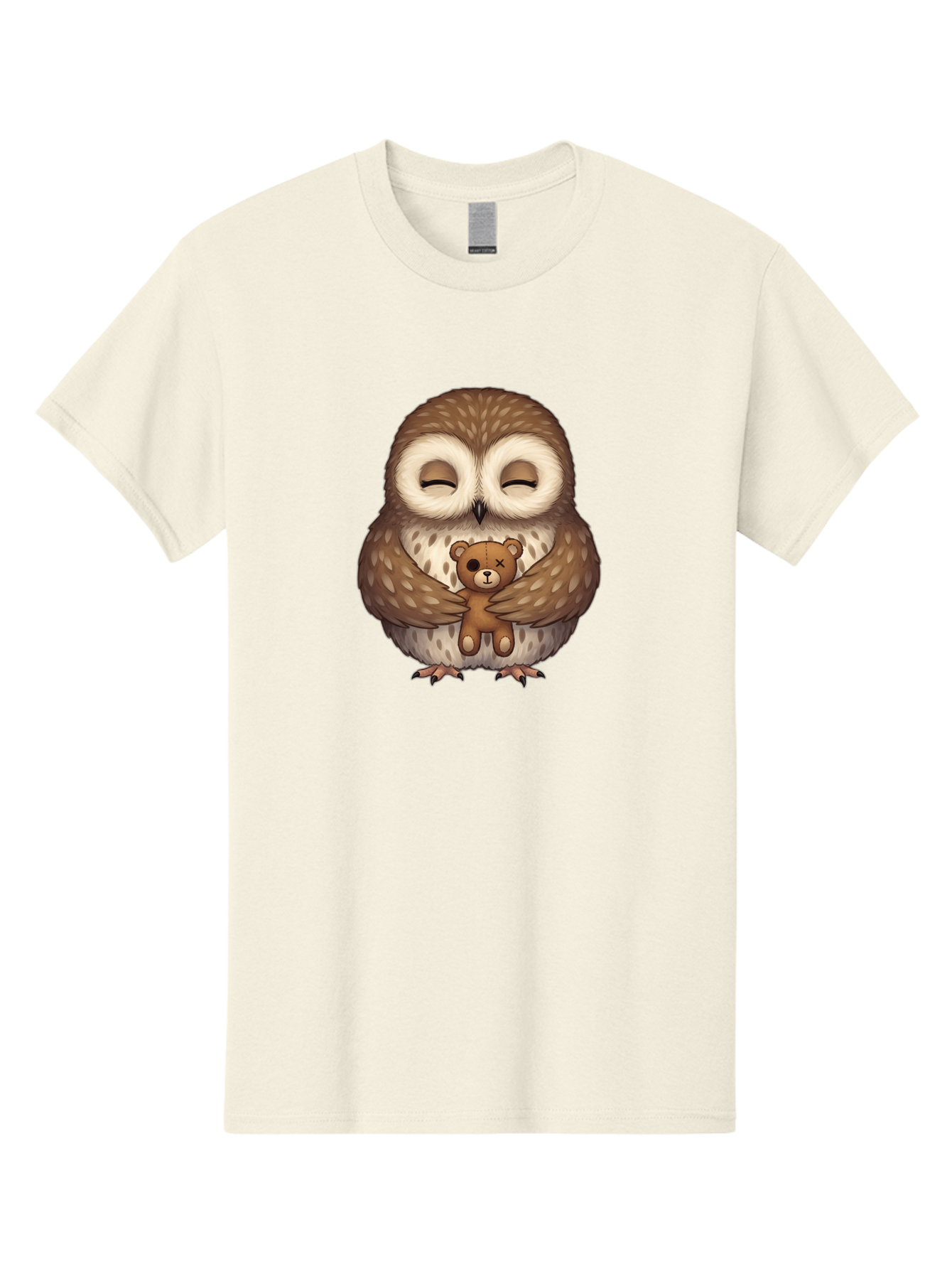 Owl-Hugging-Voodoo-Teddy Men'S Graphic Tee, 100% Cotton, Comfortable Casual Summer Wear, Machine Washable, Vintage Camera, Old Camera, Antique Camera, Black Camera, Classic Photography, Photography Equipment, Nostalgic Device, Film Camera, Baf930