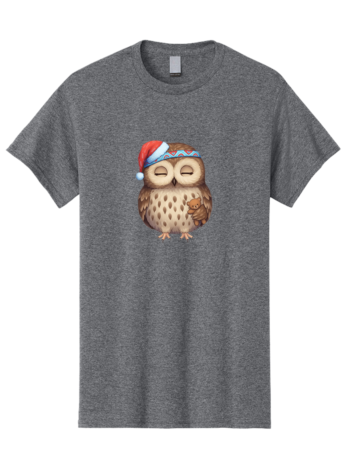 Owl-With-Santa-Hat Men'S Graphic Tee, 100% Cotton, Comfortable Casual Summer Wear, Machine Washable, Vintage Camera, Old Camera, Antique Camera, Black Camera, Classic Photography, Photography Equipment, Nostalgic Device, Film Camera, Baf934