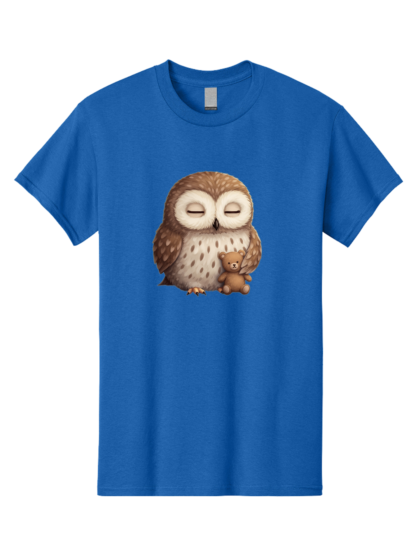 Owl-With-Teddy-Bear Men'S Graphic Tee, 100% Cotton, Comfortable Casual Summer Wear, Machine Washable, Vintage Camera, Old Camera, Antique Camera, Black Camera, Classic Photography, Photography Equipment, Nostalgic Device, Film Camera, Baf940