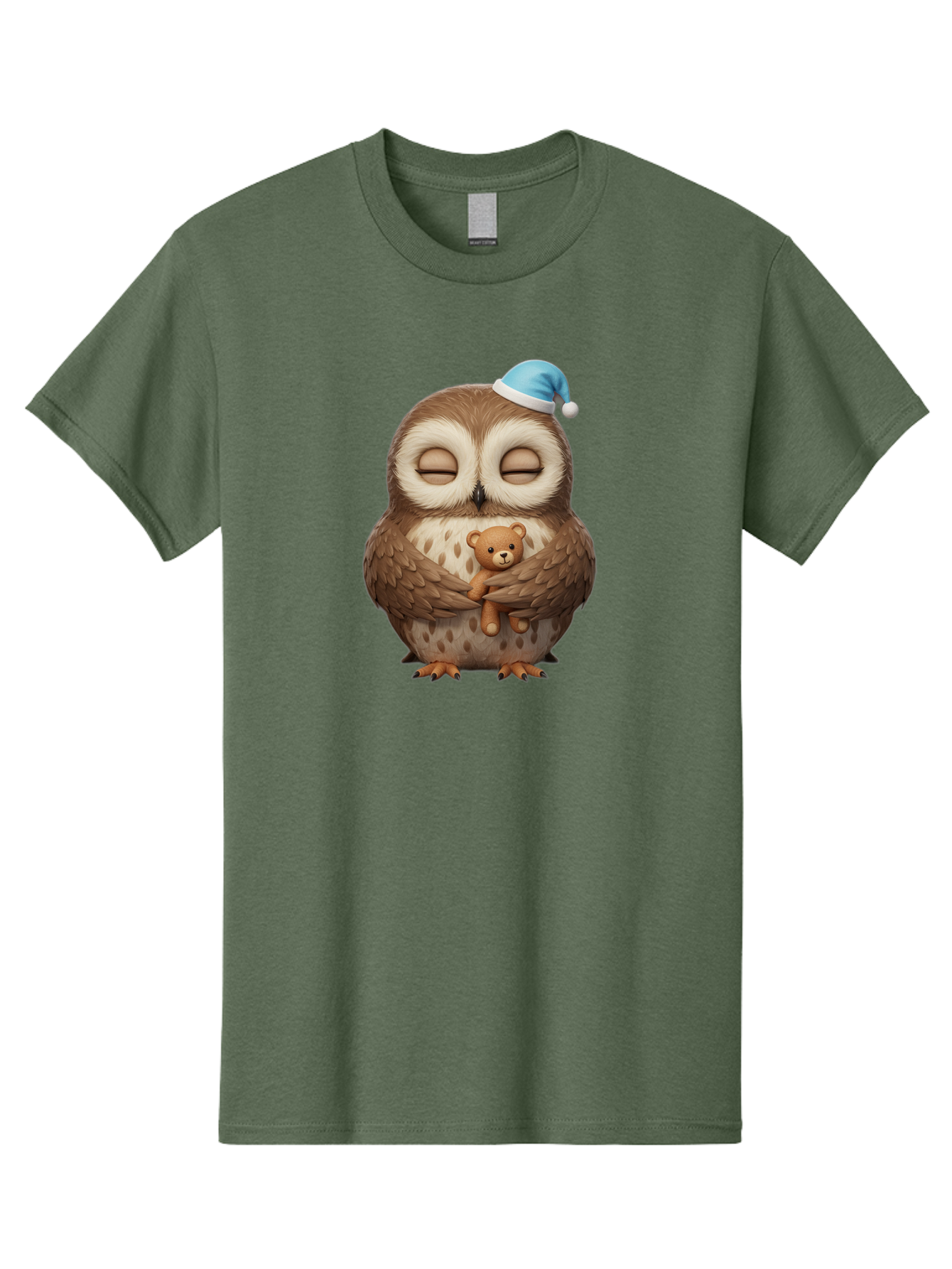 Owl-With-Teddy Men'S Graphic Tee, 100% Cotton, Comfortable Casual Summer Wear, Machine Washable, Vintage Camera, Old Camera, Antique Camera, Black Camera, Classic Photography, Photography Equipment, Nostalgic Device, Film Camera, Camera Art Baf941