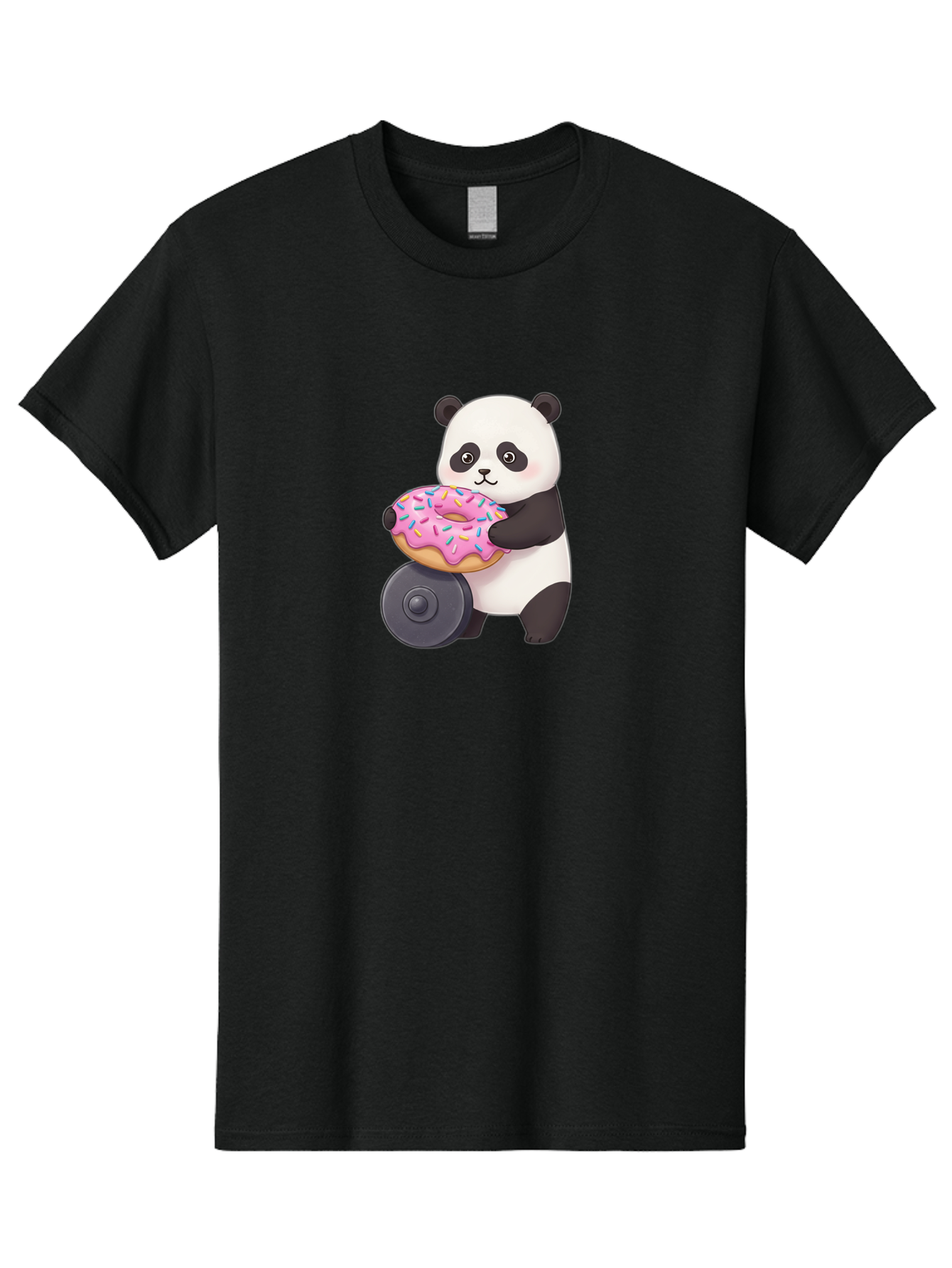 Panda-Donut Men'S Graphic Tee, 100% Cotton, Comfortable Casual Summer Wear, Machine Washable, Vintage Camera, Old Camera, Antique Camera, Black Camera, Classic Photography, Photography Equipment, Nostalgic Device, Film Camera, Camera Art Baf943