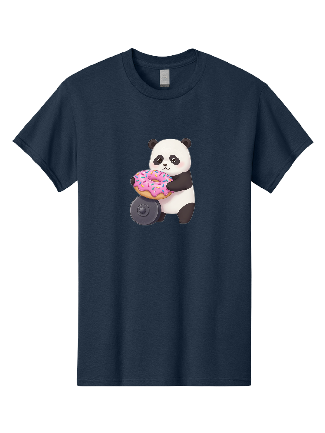 Panda-Donut Men'S Graphic Tee, 100% Cotton, Comfortable Casual Summer Wear, Machine Washable, Vintage Camera, Old Camera, Antique Camera, Black Camera, Classic Photography, Photography Equipment, Nostalgic Device, Film Camera, Camera Art Baf943