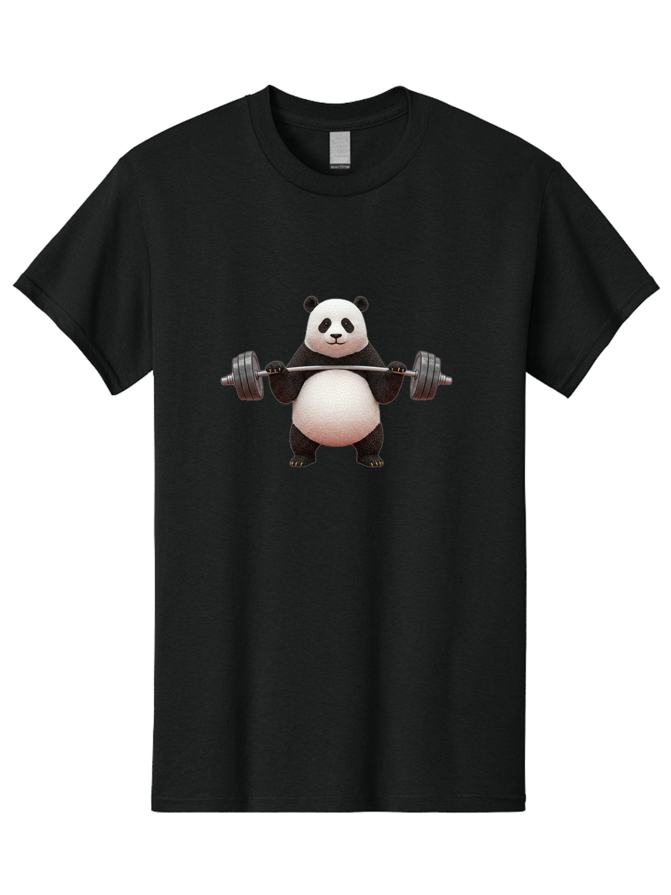Panda-Lifting-Barbell Men'S Graphic Tee, 100% Cotton, Comfortable Casual Summer Wear, Machine Washable, Vintage Camera, Old Camera, Antique Camera, Black Camera, Classic Photography, Photography Equipment, Nostalgic Device, Film Camera, Baf945