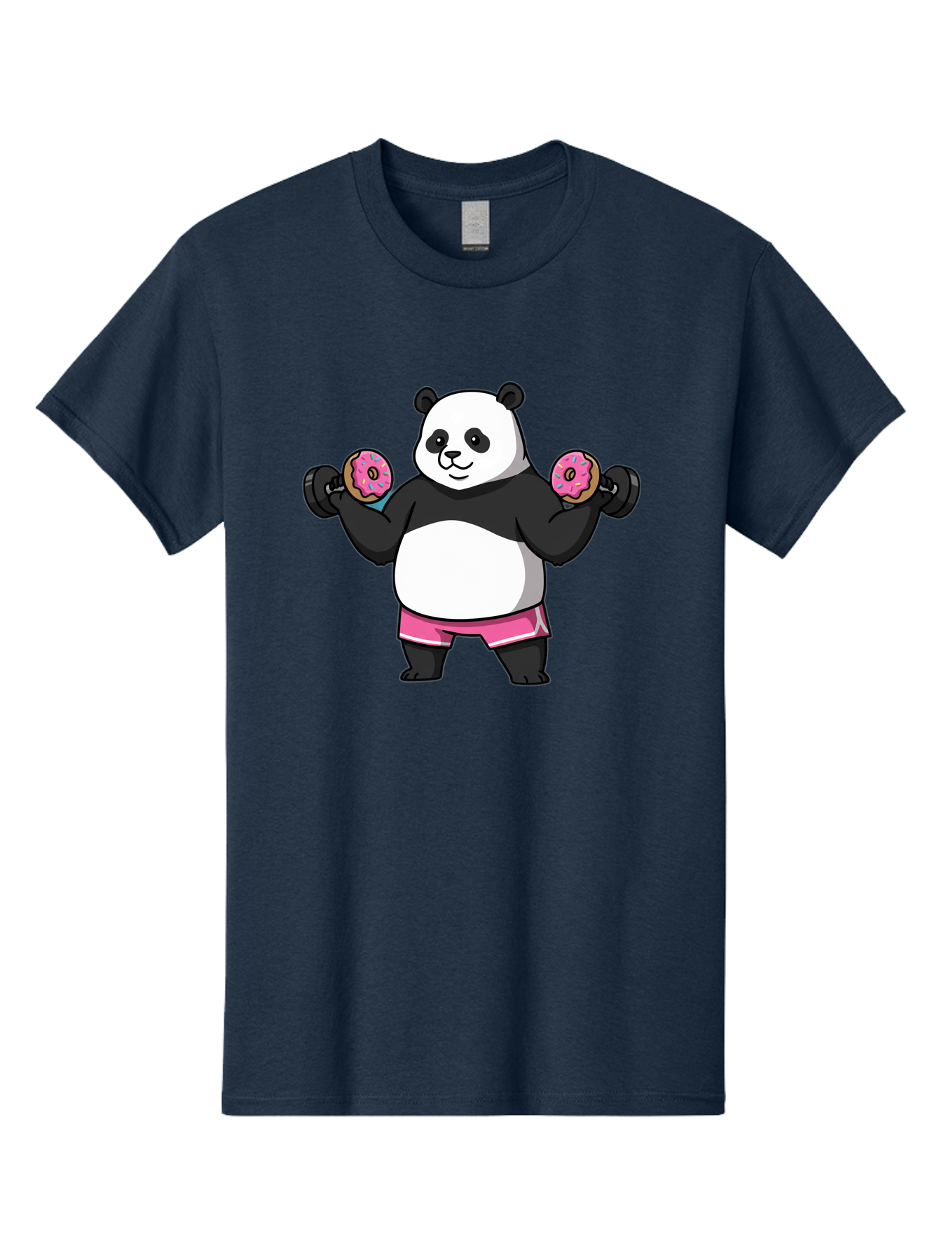 Panda-Lifting-Donuts-Dumbbells Men'S Graphic Tee, 100% Cotton, Comfortable Casual Summer Wear, Machine Washable, Vintage Camera, Old Camera, Antique Camera, Black Camera, Classic Photography, Photography Equipment, Nostalgic Device, Baf951
