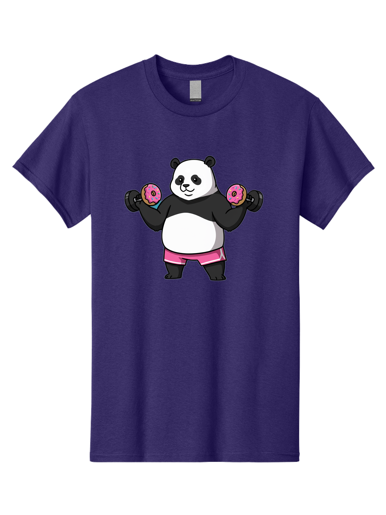 Panda-Lifting-Donuts-Dumbbells Men'S Graphic Tee, 100% Cotton, Comfortable Casual Summer Wear, Machine Washable, Vintage Camera, Old Camera, Antique Camera, Black Camera, Classic Photography, Photography Equipment, Nostalgic Device, Baf951