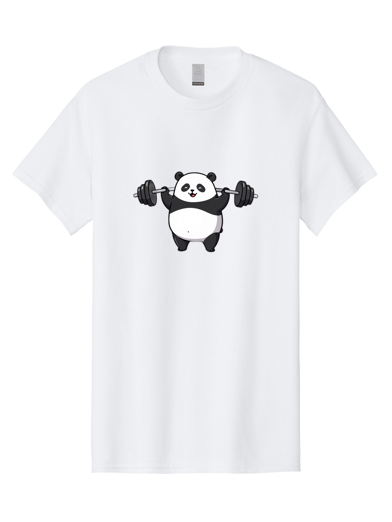 Panda-Lifting-Weights-1 Men'S Graphic Tee, 100% Cotton, Comfortable Casual Summer Wear, Machine Washable, Vintage Camera, Old Camera, Antique Camera, Black Camera, Classic Photography, Photography Equipment, Nostalgic Device, Film Camera, Baf953