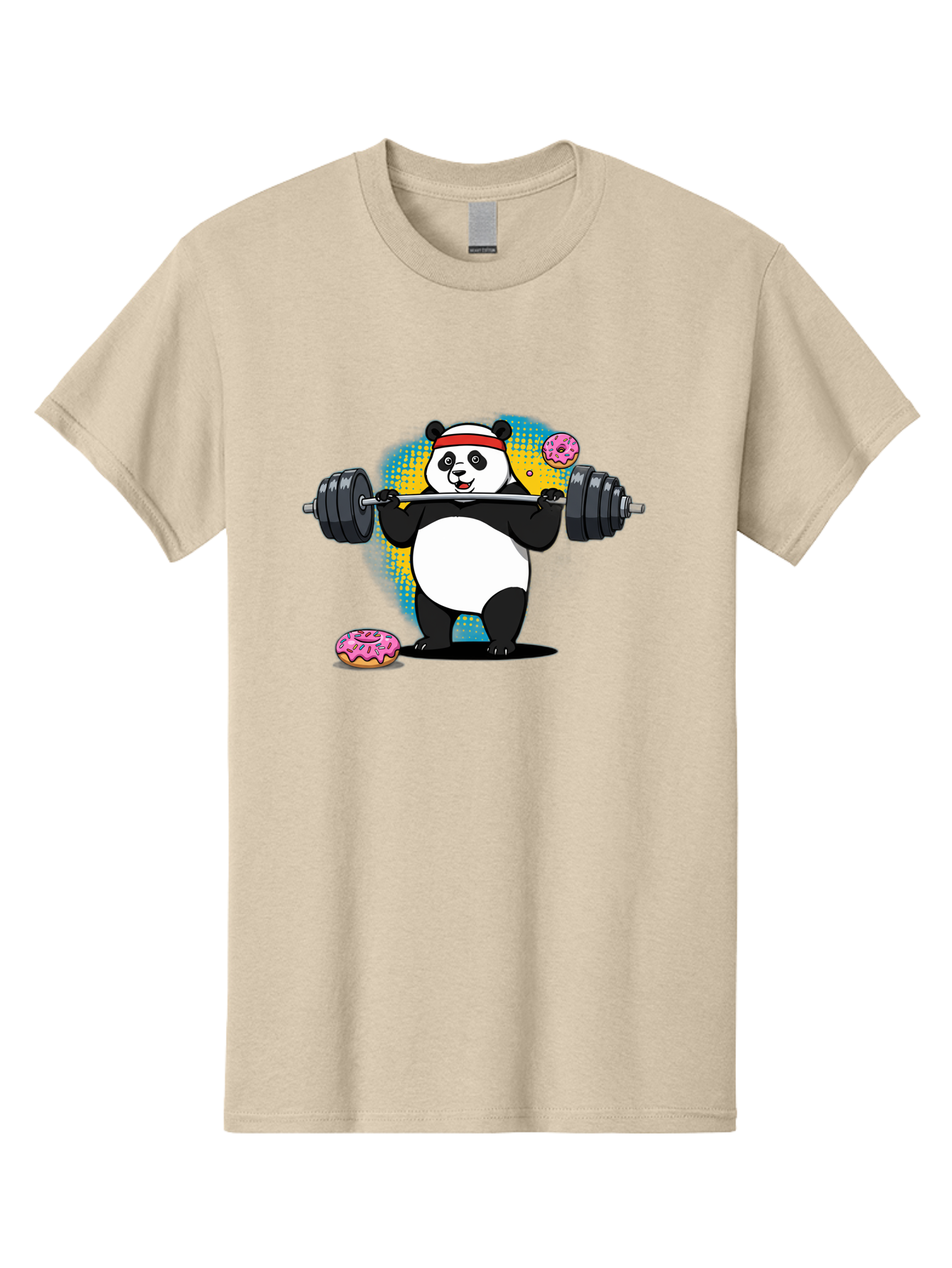 Panda-Lifting-Weights-2 Men'S Graphic Tee, 100% Cotton, Comfortable Casual Summer Wear, Machine Washable, Vintage Camera, Old Camera, Antique Camera, Black Camera, Classic Photography, Photography Equipment, Nostalgic Device, Film Camera, Baf954