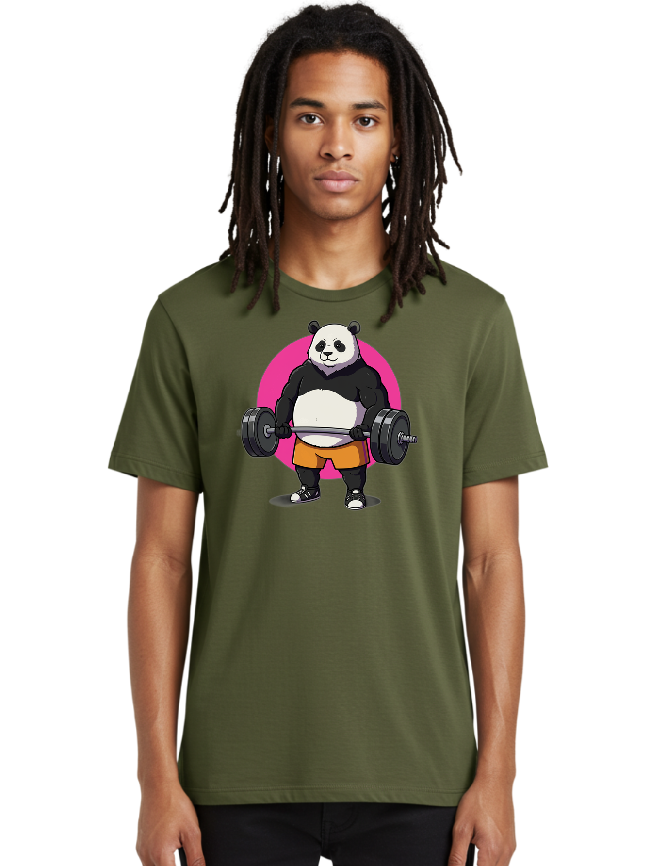 Panda-Lifting-Weights-4 Men'S Graphic Tee, 100% Cotton, Comfortable Casual Summer Wear, Machine Washable, Vintage Camera, Old Camera, Antique Camera, Black Camera, Classic Photography, Photography Equipment, Nostalgic Device, Film Camera, Baf956