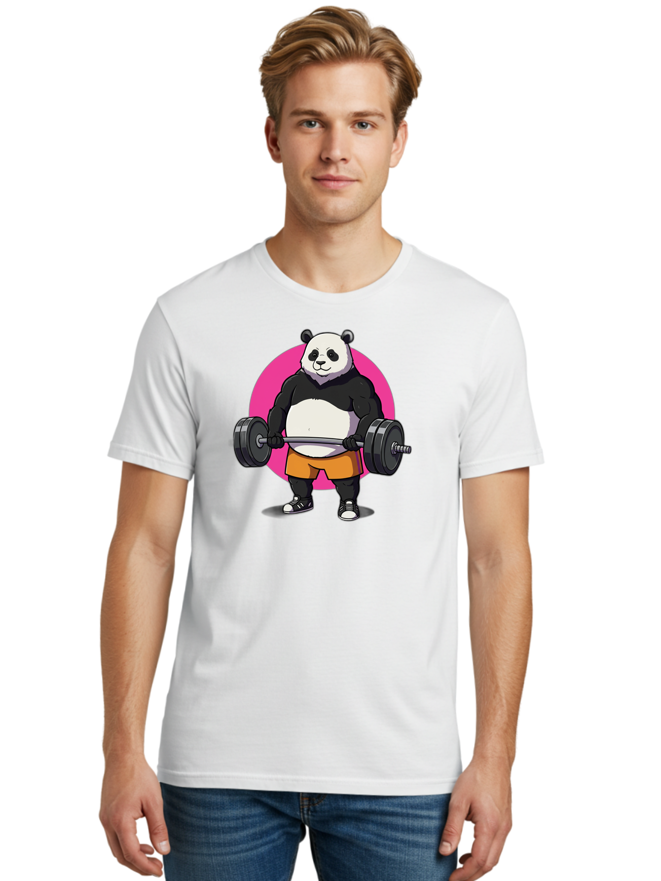 Panda-Lifting-Weights-4 Men'S Graphic Tee, 100% Cotton, Comfortable Casual Summer Wear, Machine Washable, Vintage Camera, Old Camera, Antique Camera, Black Camera, Classic Photography, Photography Equipment, Nostalgic Device, Film Camera, Baf956