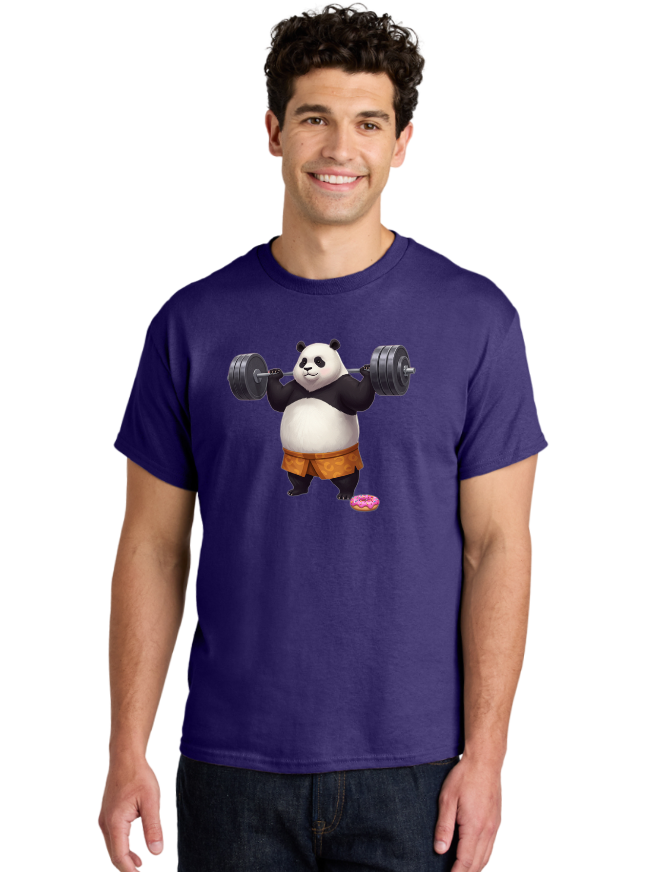 Panda-Lifting-Weights-5 Men'S Graphic Tee, 100% Cotton, Comfortable Casual Summer Wear, Machine Washable, Vintage Camera, Old Camera, Antique Camera, Black Camera, Classic Photography, Photography Equipment, Nostalgic Device, Film Camera, Baf957
