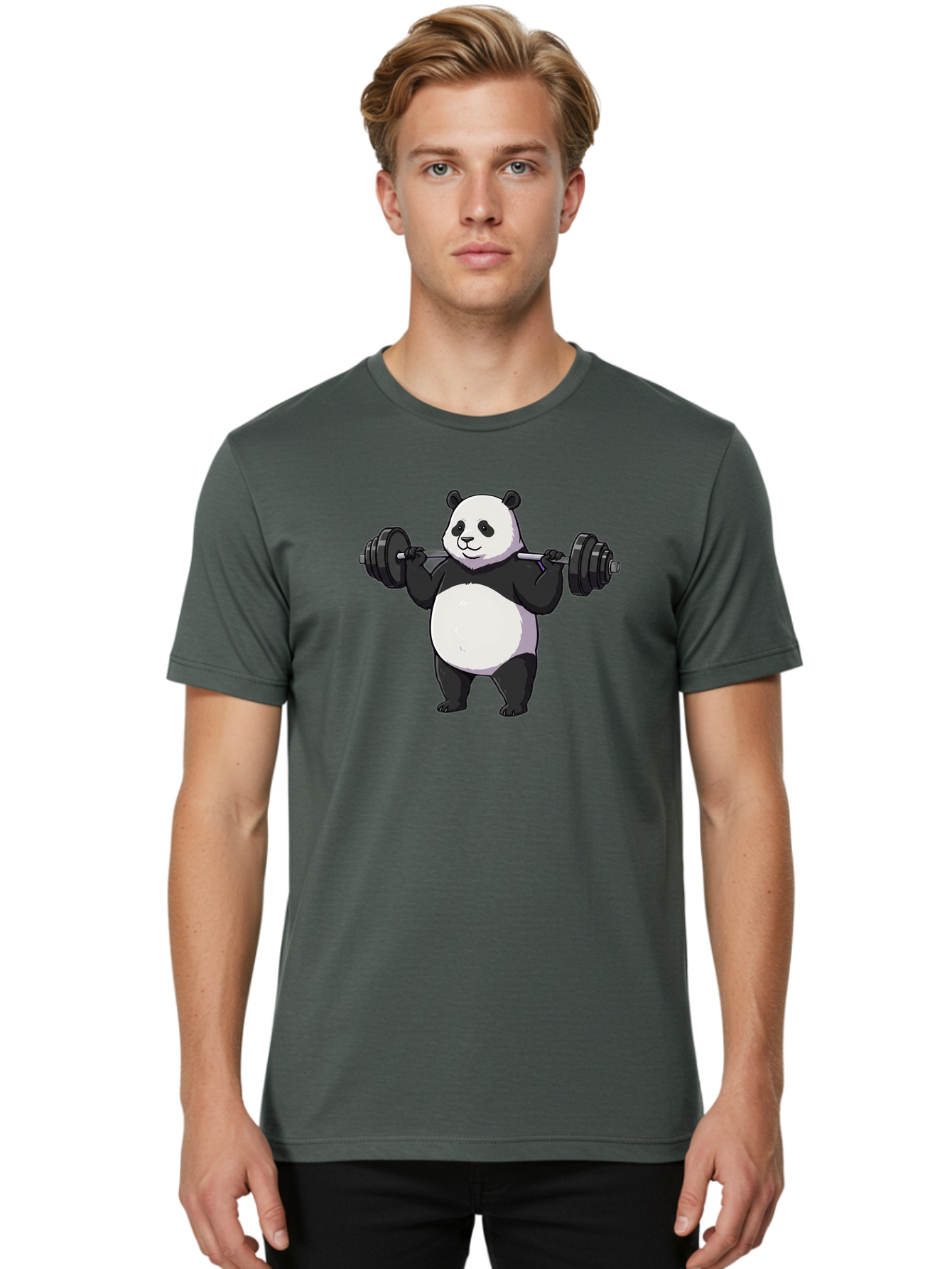 Panda-Lifting-Weights-8 Men'S Graphic Tee, 100% Cotton, Comfortable Casual Summer Wear, Machine Washable, Vintage Camera, Old Camera, Antique Camera, Black Camera, Classic Photography, Photography Equipment, Nostalgic Device, Film Camera, Baf960