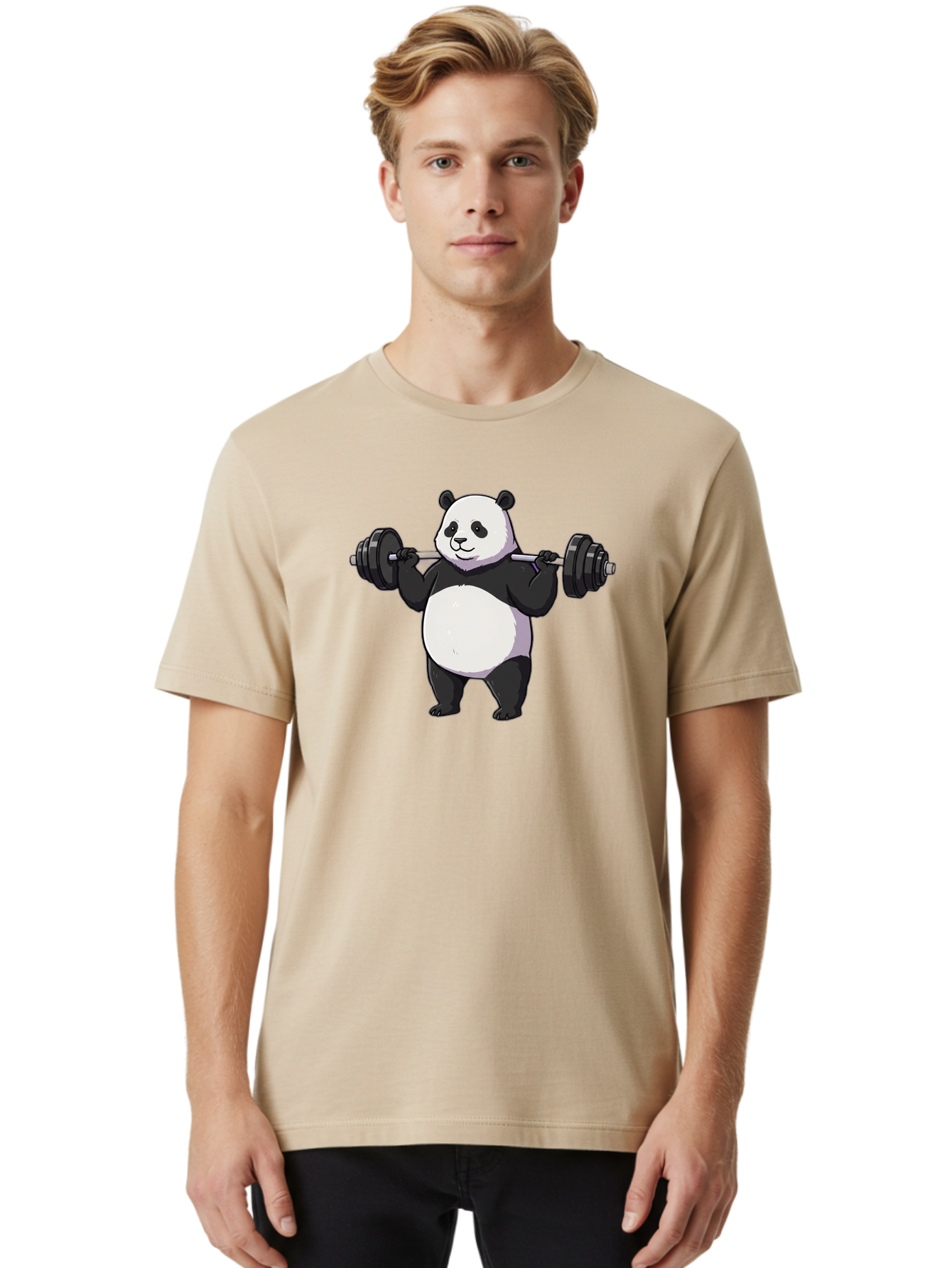 Panda-Lifting-Weights-8 Men'S Graphic Tee, 100% Cotton, Comfortable Casual Summer Wear, Machine Washable, Vintage Camera, Old Camera, Antique Camera, Black Camera, Classic Photography, Photography Equipment, Nostalgic Device, Film Camera, Baf960