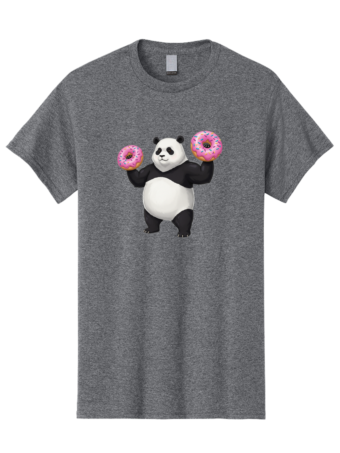Panda-With-Donuts Men'S Graphic Tee, 100% Cotton, Comfortable Casual Summer Wear, Machine Washable, Vintage Camera, Old Camera, Antique Camera, Black Camera, Classic Photography, Photography Equipment, Nostalgic Device, Film Camera, Camera Art Baf963