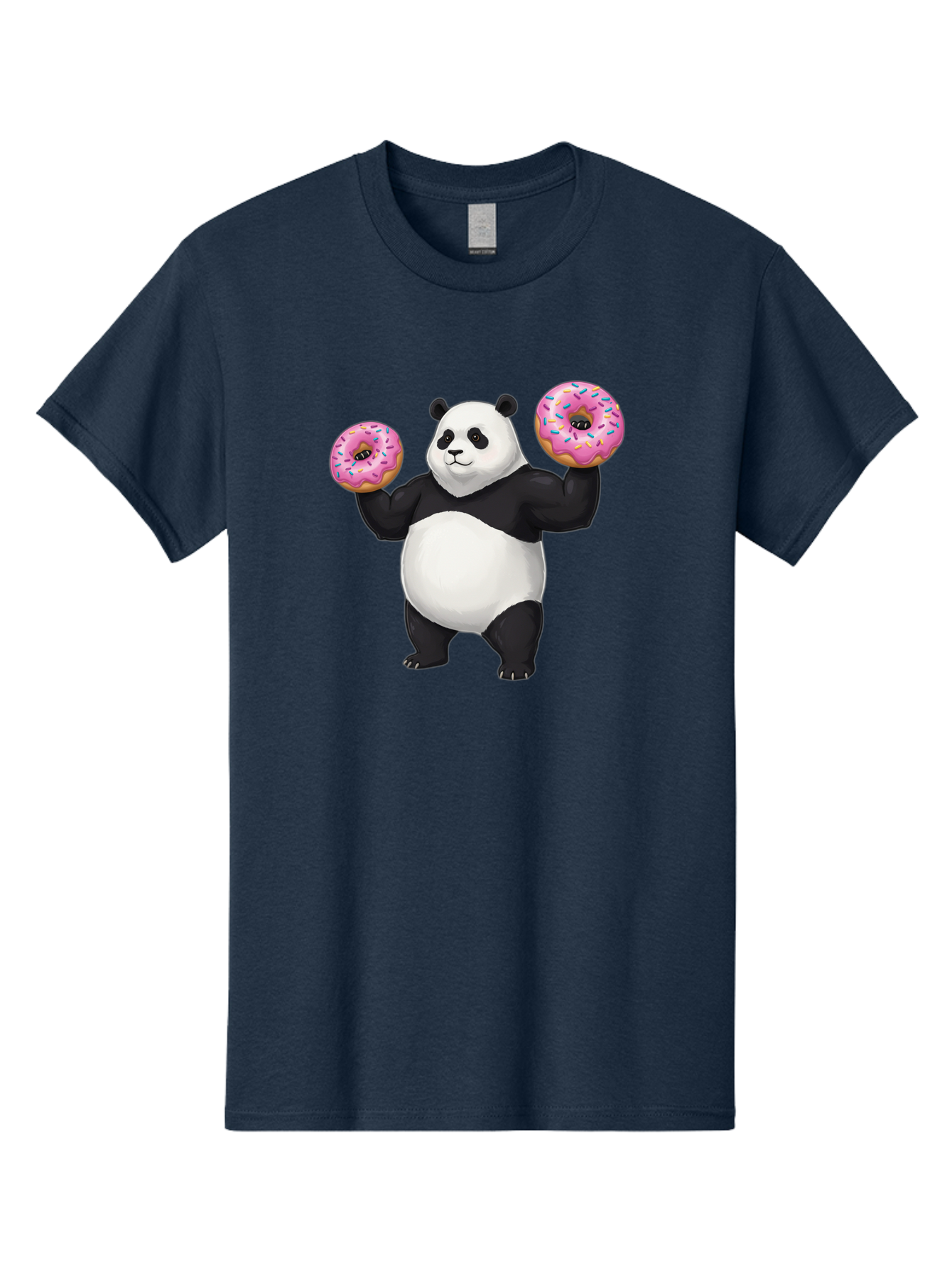 Panda-With-Donuts Men'S Graphic Tee, 100% Cotton, Comfortable Casual Summer Wear, Machine Washable, Vintage Camera, Old Camera, Antique Camera, Black Camera, Classic Photography, Photography Equipment, Nostalgic Device, Film Camera, Camera Art Baf963