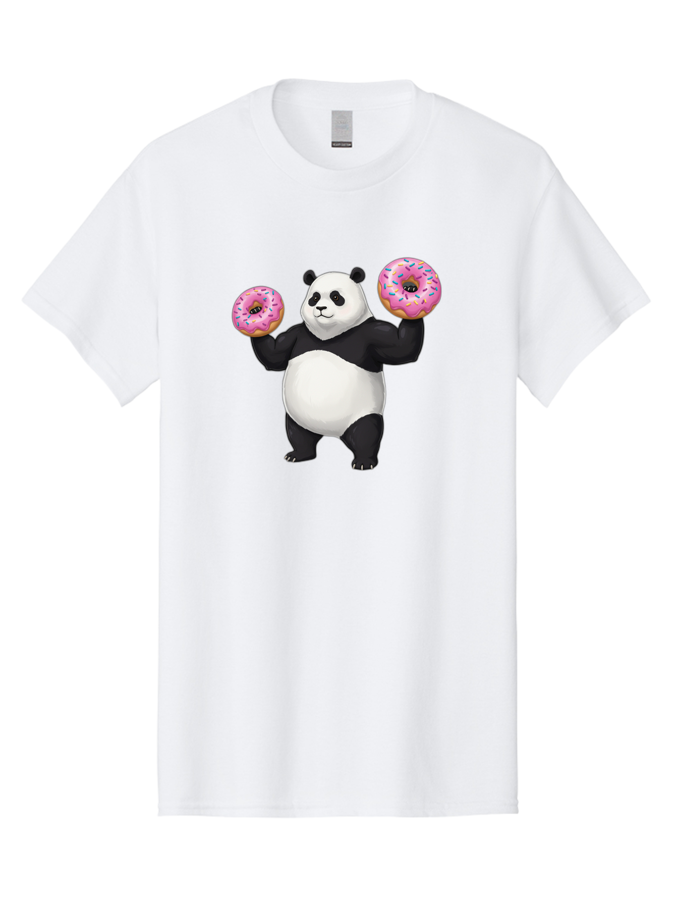 Panda-With-Donuts Men'S Graphic Tee, 100% Cotton, Comfortable Casual Summer Wear, Machine Washable, Vintage Camera, Old Camera, Antique Camera, Black Camera, Classic Photography, Photography Equipment, Nostalgic Device, Film Camera, Camera Art Baf963