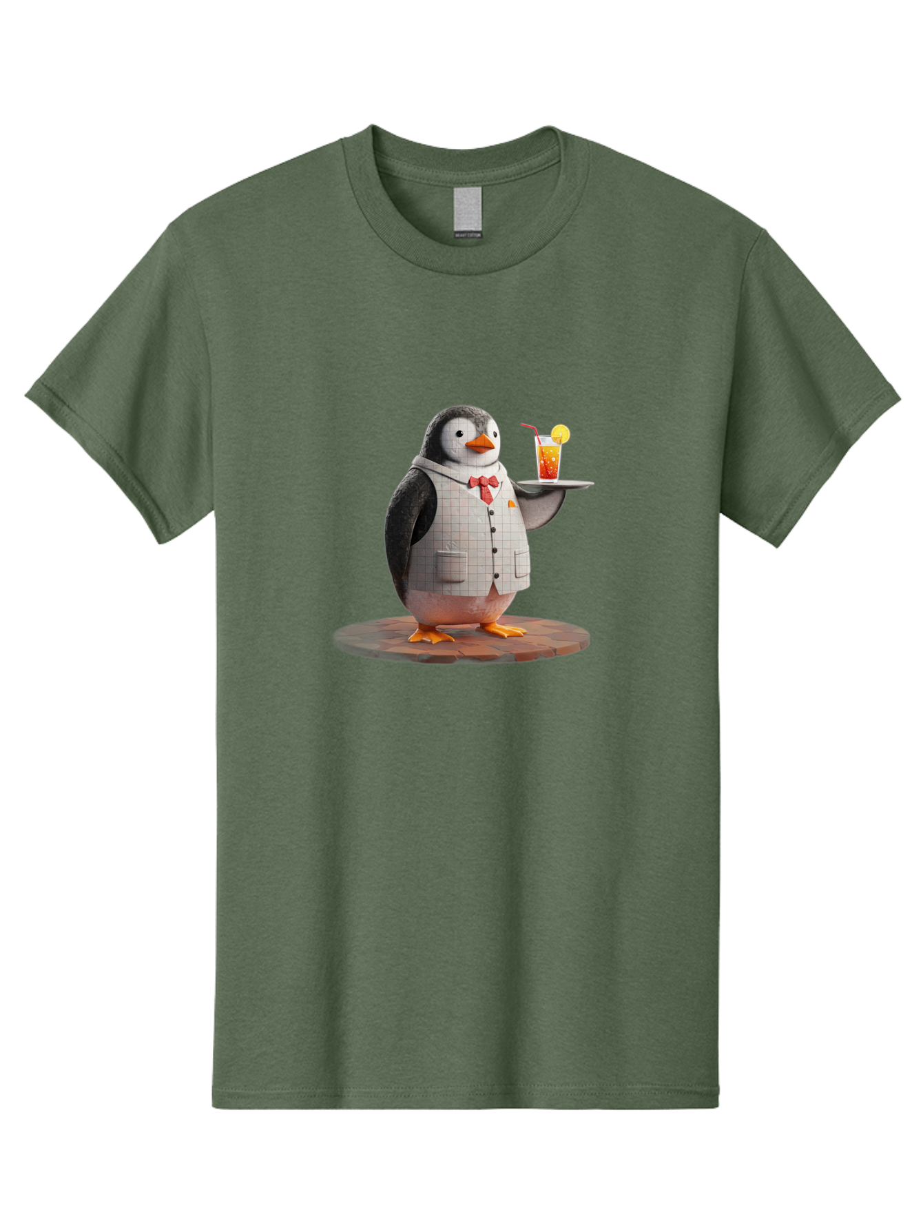 Penguin-Bartender-11 Men'S Graphic Tee, 100% Cotton, Comfortable Casual Summer Wear, Machine Washable, Vintage Camera, Old Camera, Antique Camera, Black Camera, Classic Photography, Photography Equipment, Nostalgic Device, Film Camera, Baf968
