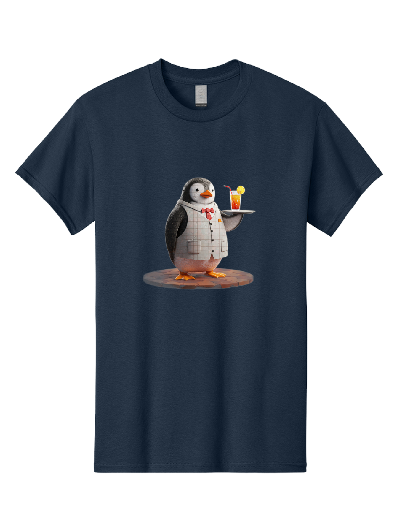 Penguin-Bartender-11 Men'S Graphic Tee, 100% Cotton, Comfortable Casual Summer Wear, Machine Washable, Vintage Camera, Old Camera, Antique Camera, Black Camera, Classic Photography, Photography Equipment, Nostalgic Device, Film Camera, Baf968