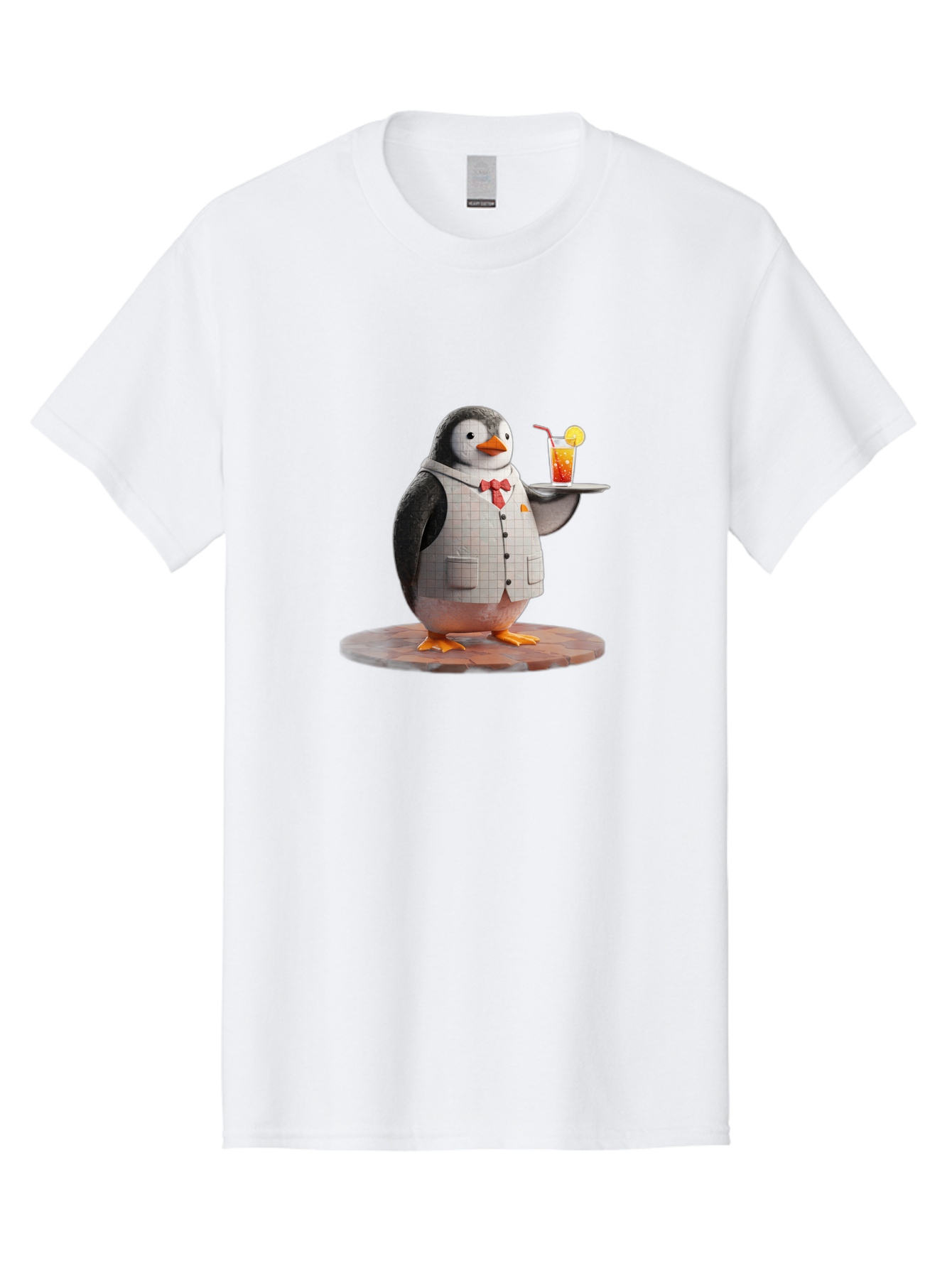 Penguin-Bartender-11 Men'S Graphic Tee, 100% Cotton, Comfortable Casual Summer Wear, Machine Washable, Vintage Camera, Old Camera, Antique Camera, Black Camera, Classic Photography, Photography Equipment, Nostalgic Device, Film Camera, Baf968