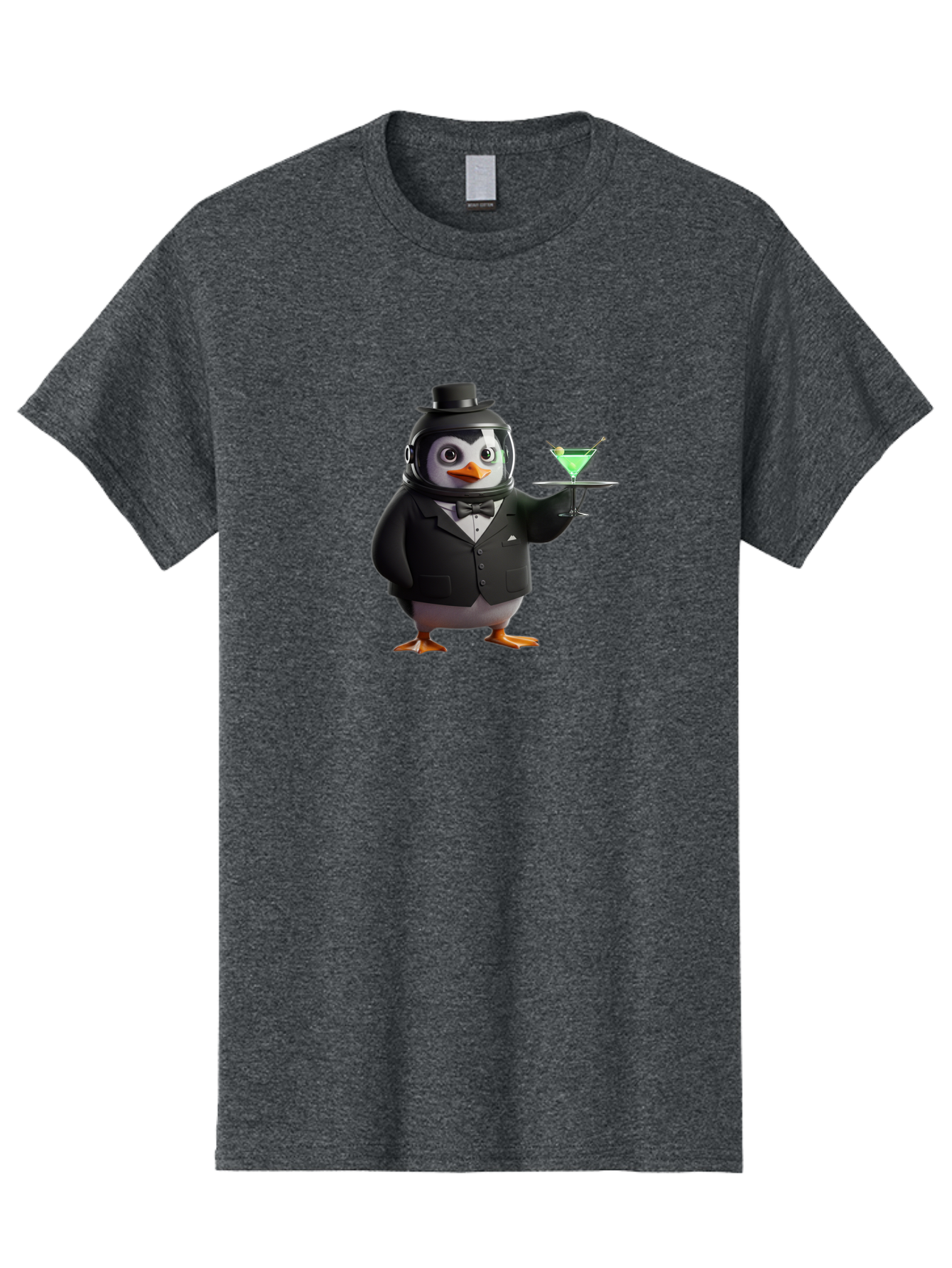Penguin-Bartender-12 Men'S Graphic Tee, 100% Cotton, Comfortable Casual Summer Wear, Machine Washable, Vintage Camera, Old Camera, Antique Camera, Black Camera, Classic Photography, Photography Equipment, Nostalgic Device, Film Camera, Baf969