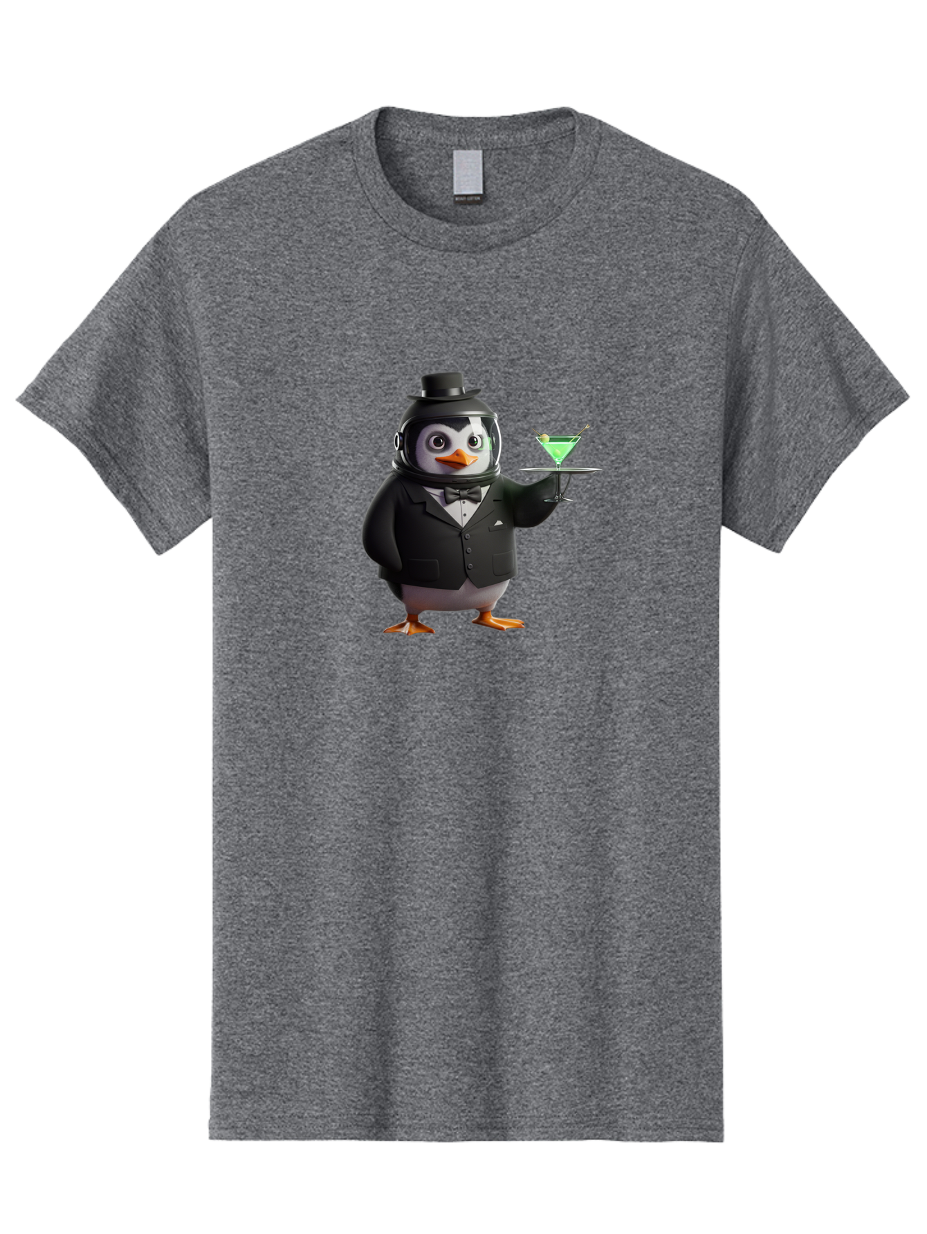 Penguin-Bartender-12 Men'S Graphic Tee, 100% Cotton, Comfortable Casual Summer Wear, Machine Washable, Vintage Camera, Old Camera, Antique Camera, Black Camera, Classic Photography, Photography Equipment, Nostalgic Device, Film Camera, Baf969