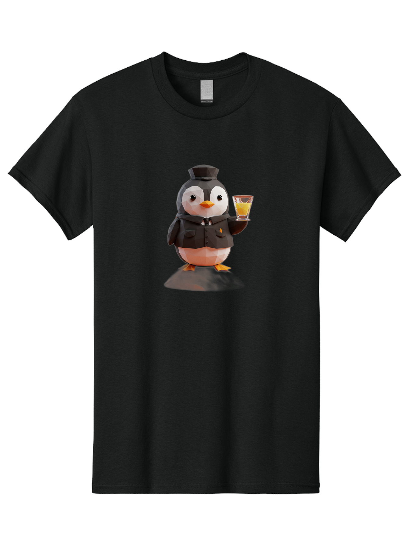 Penguin-Bartender-4 Men'S Graphic Tee, 100% Cotton, Comfortable Casual Summer Wear, Machine Washable, Vintage Camera, Old Camera, Antique Camera, Black Camera, Classic Photography, Photography Equipment, Nostalgic Device, Film Camera, Baf974